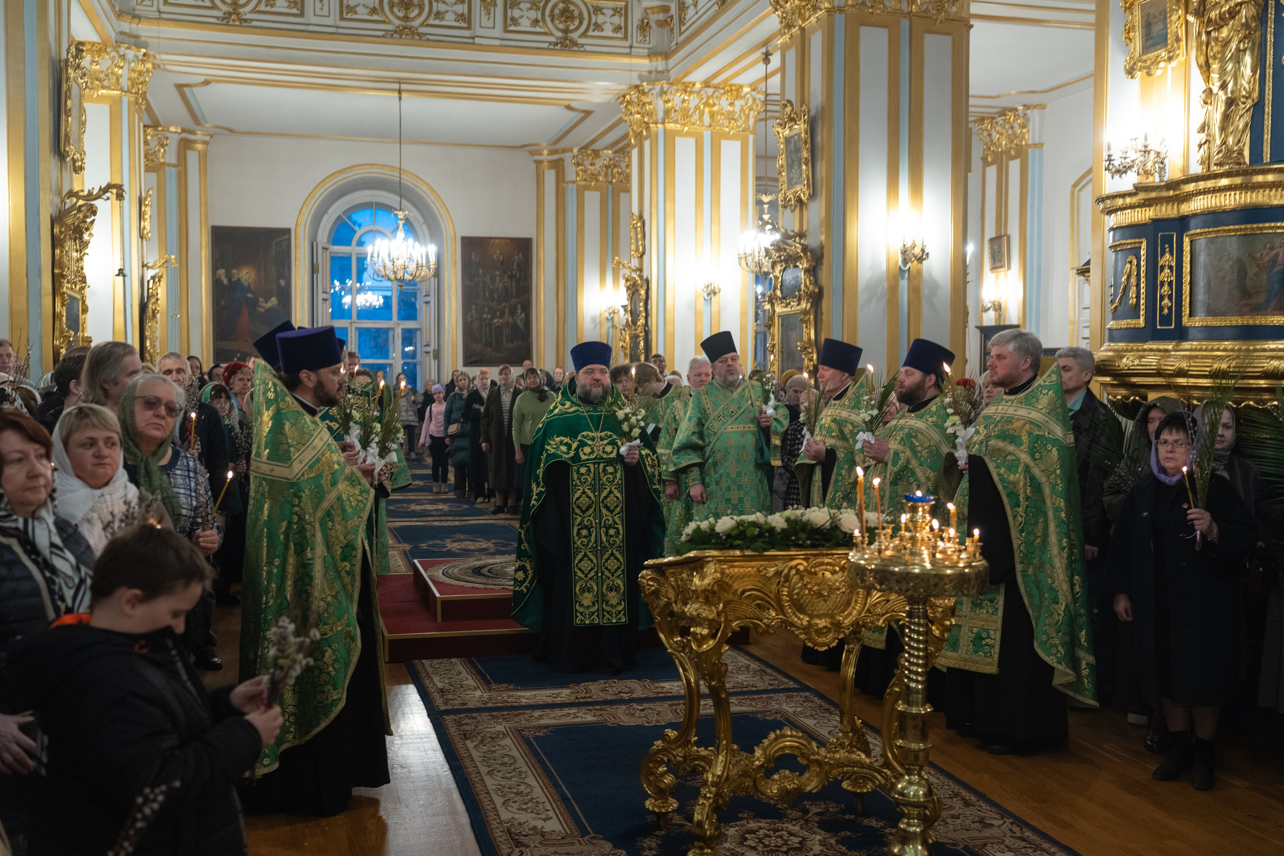 Суббота 6-й седмицы, ваий. Лазарева суббота. Воскрешение прав. Лазаря. НИКОЛО-БОГОЯВЛЕНСКИЙ МОРСКОЙ СОБОР