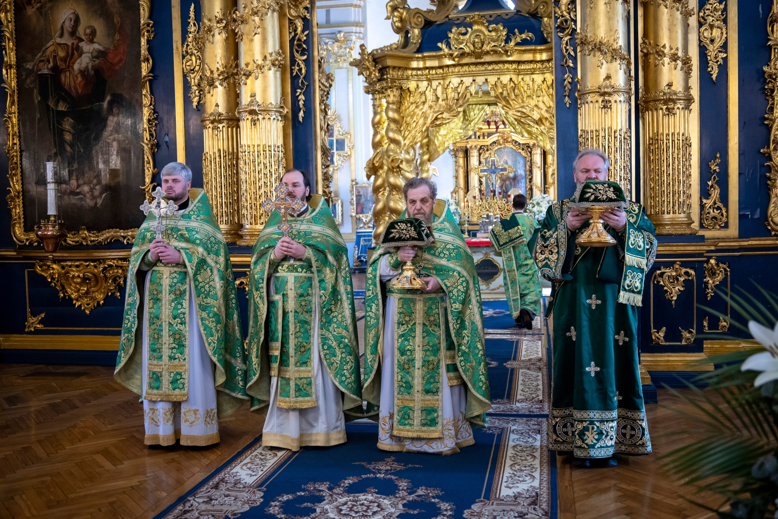 ВХОД ГОСПОДЕНЬ В ИЕРУСАЛИМ. НИКОЛО-БОГОЯВЛЕНСКИЙ МОРСКОЙ СОБОР