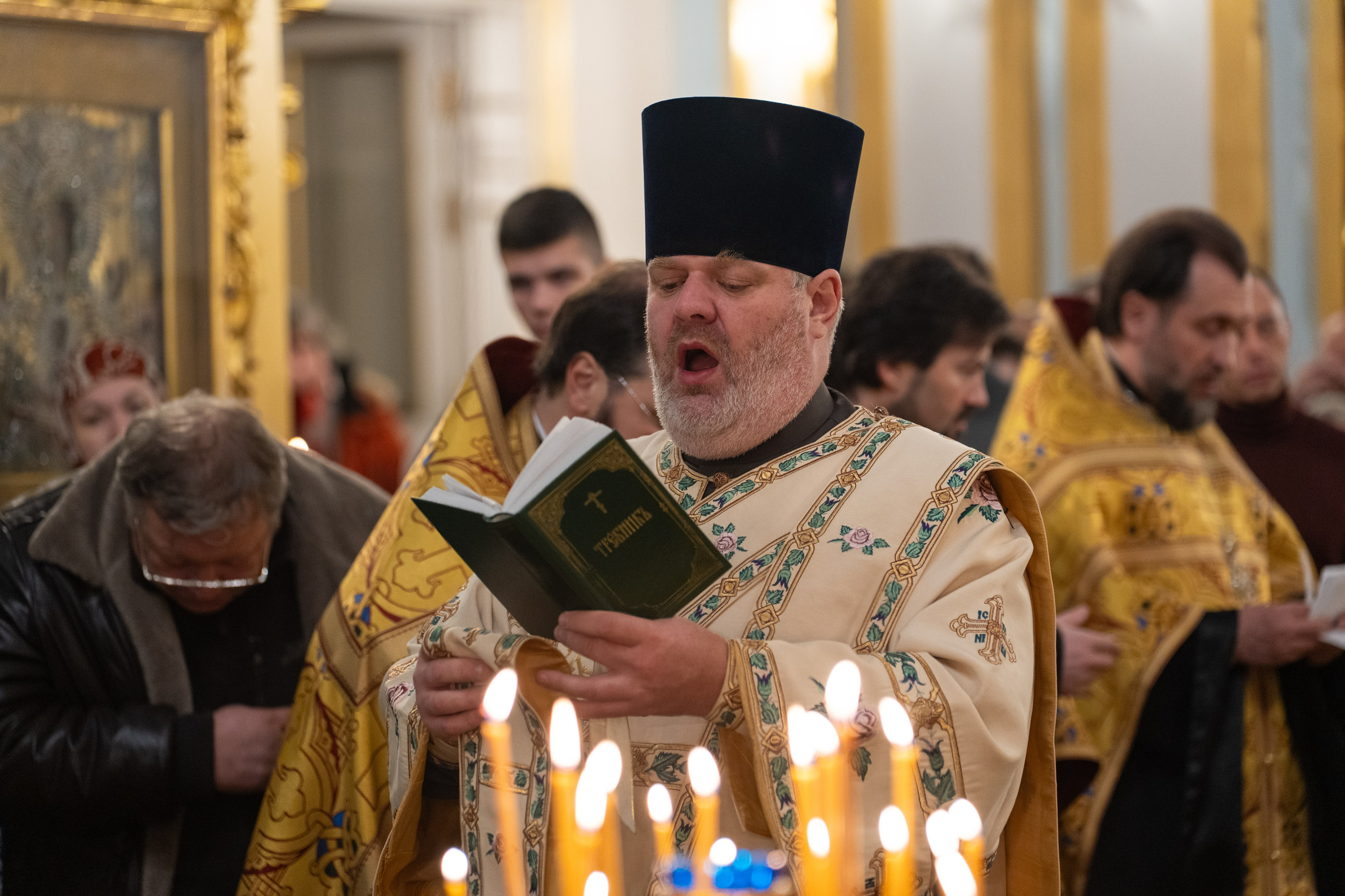 Вечерня. Молебен на Новый год. НИКОЛО-БОГОЯВЛЕНСКИЙ МОРСКОЙ СОБОР