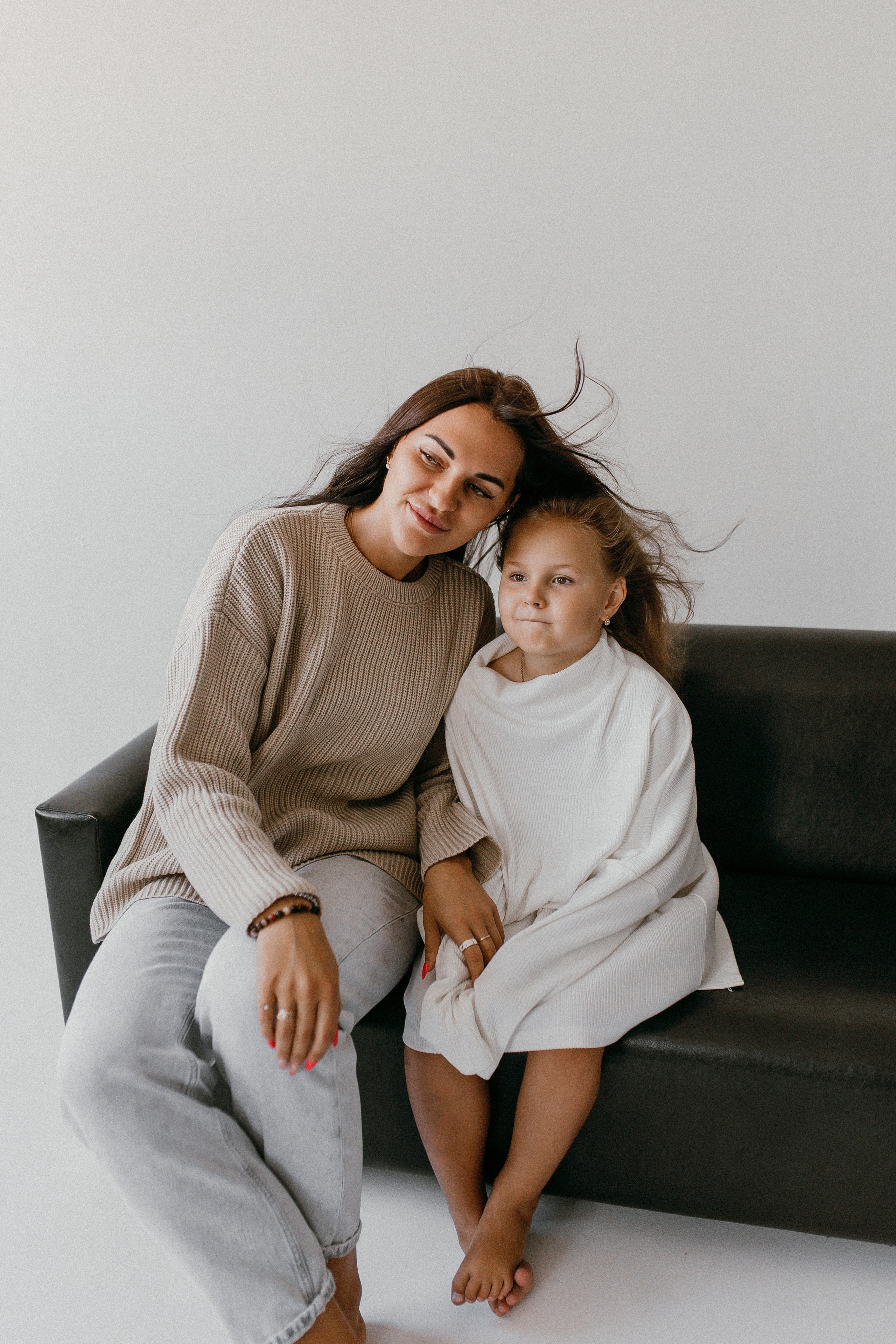 Есения и мама. Семейный фотограф Губкин/Старый Оскол