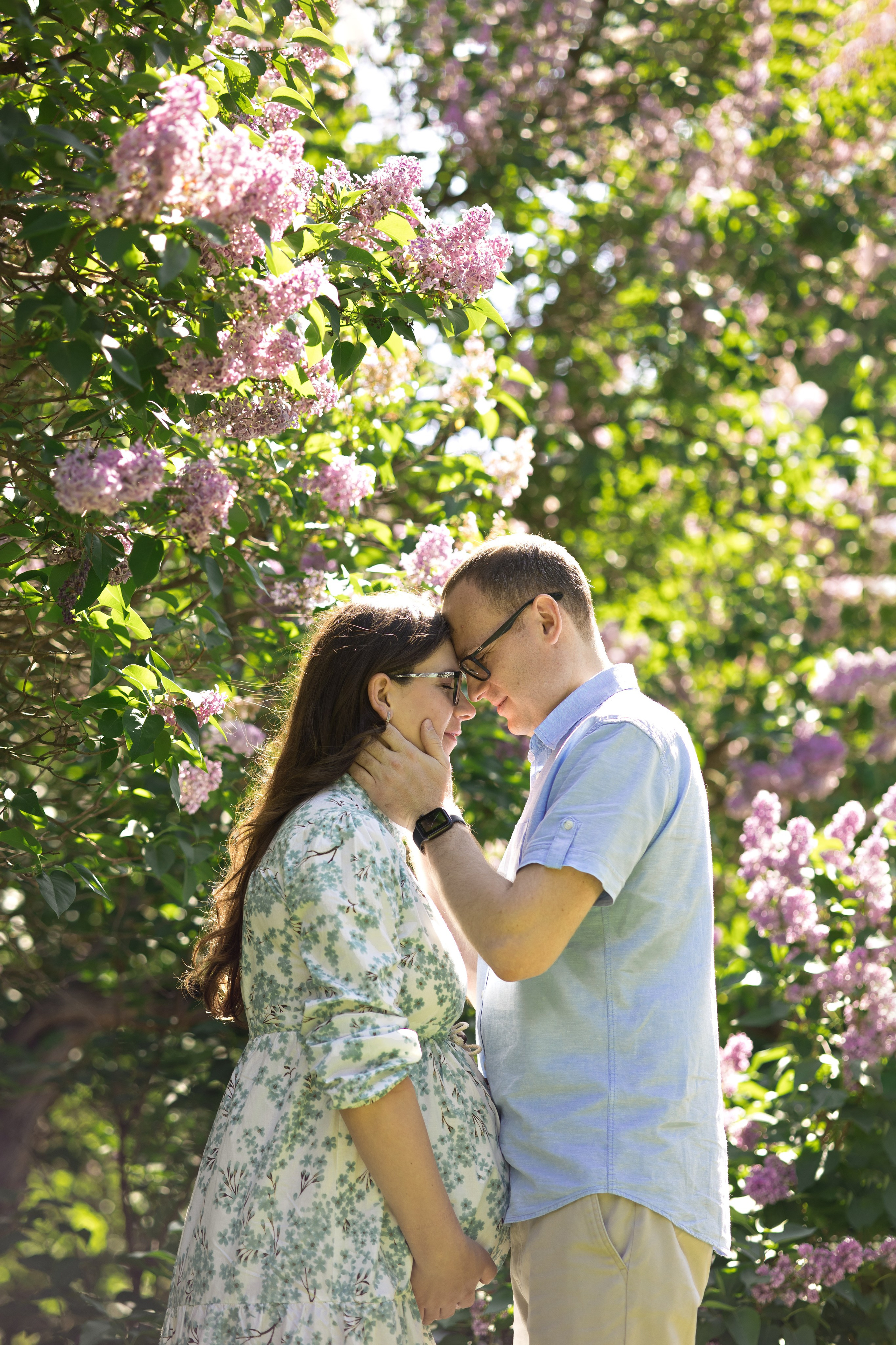 Фотосессия беременности на природе. Профессиональный фотограф в Москве