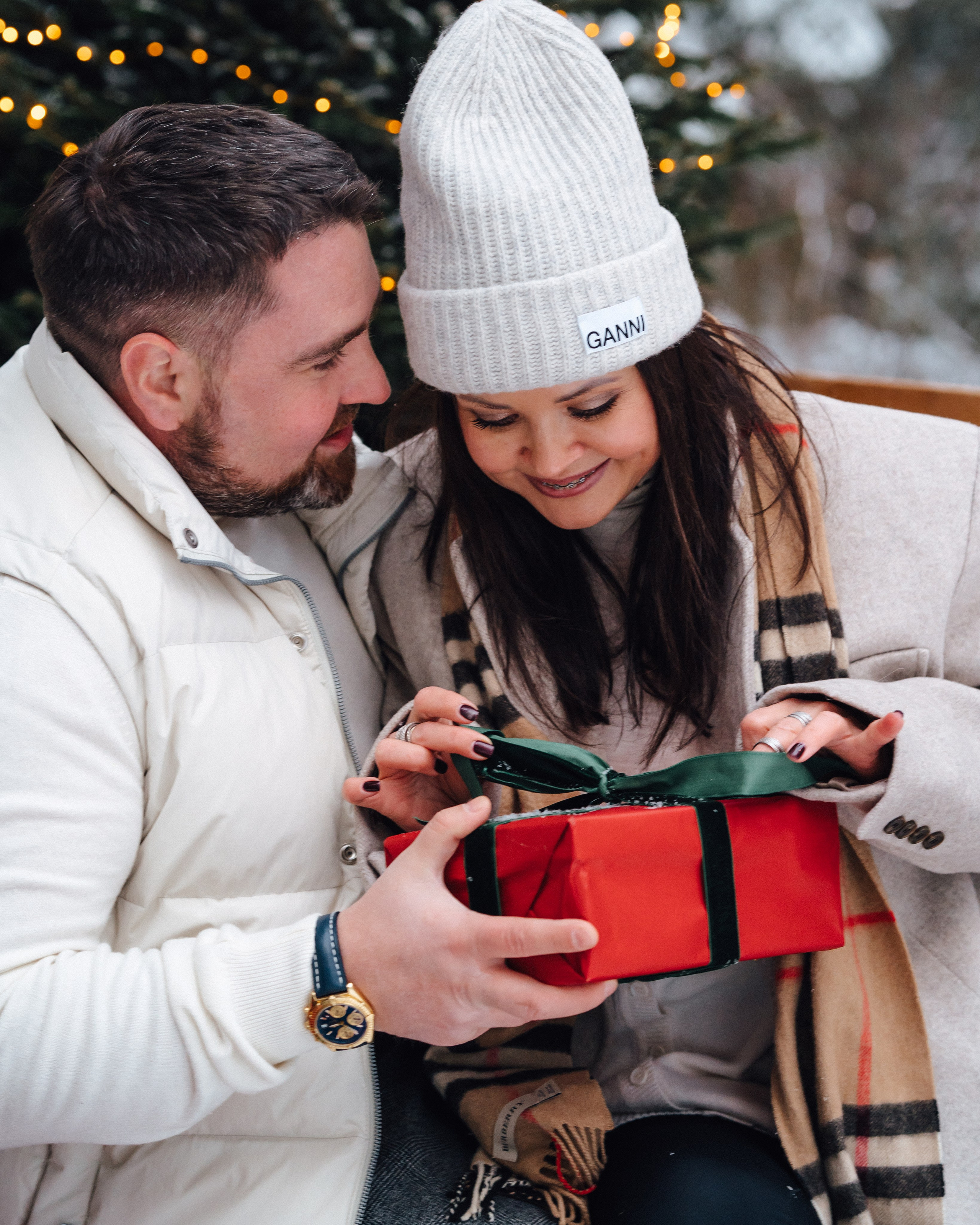 New Year. Red Car. Творческий фотограф взрослых и детей в Москве Анна Блифернец
