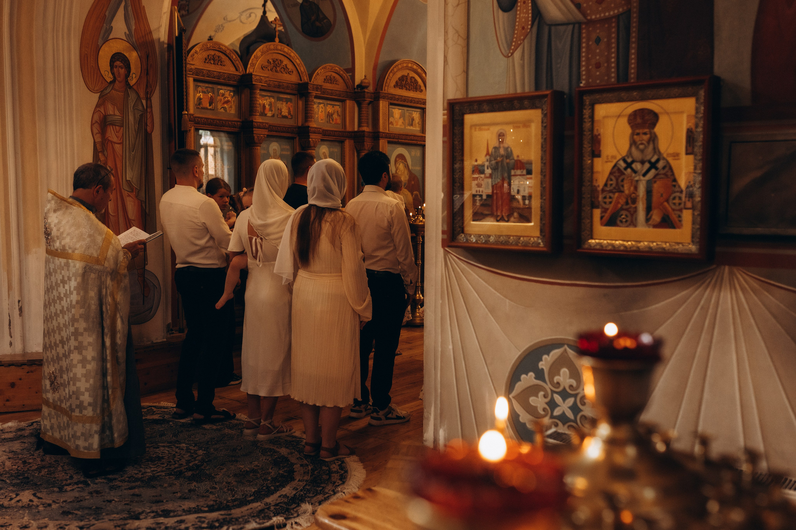 Таинство Крещения Ясны и Марка. Семейный фотограф Москва Наталия Осьмакова