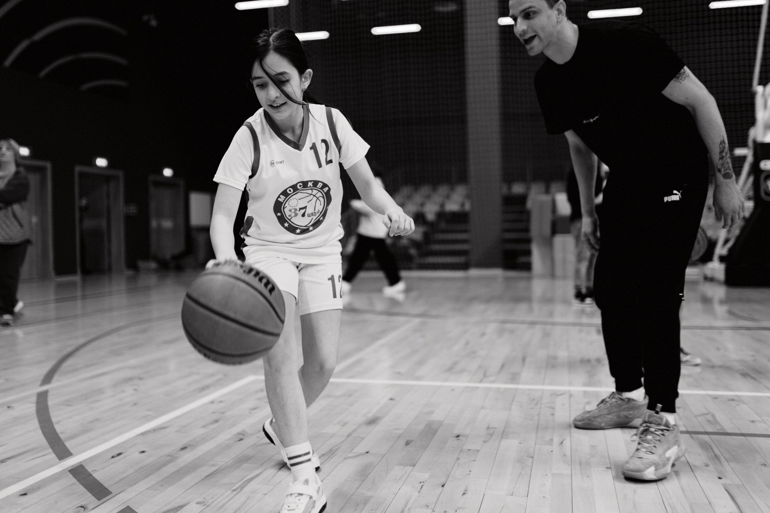 Новогодний баскетбол 2025. Детская лига. Евгений Бреча. Коммерческий и бэкстейдж фотограф в Москве