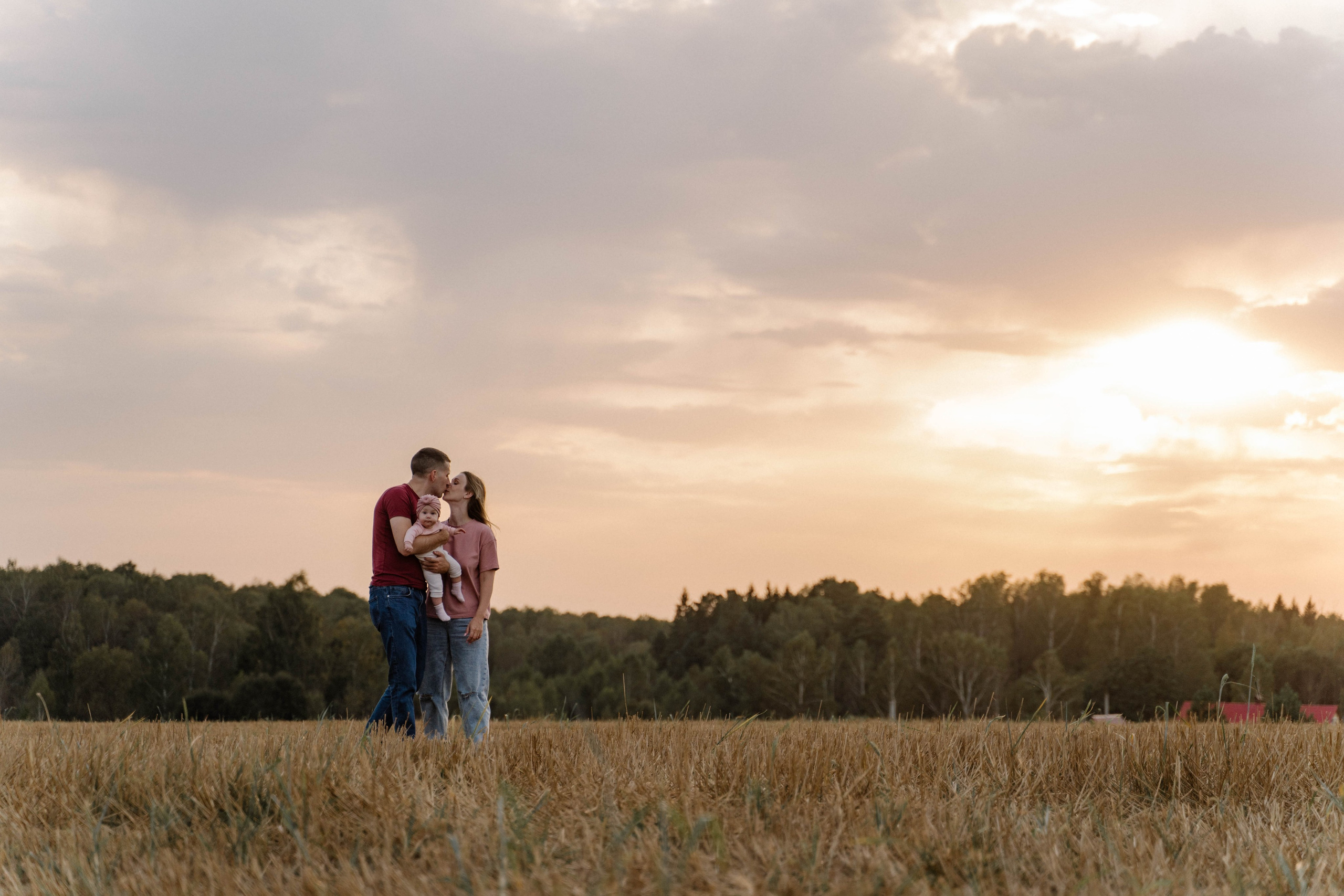 Максим, Кристина и Ева. Свадебный и семейный фотограф в Калуге Анна Киреева