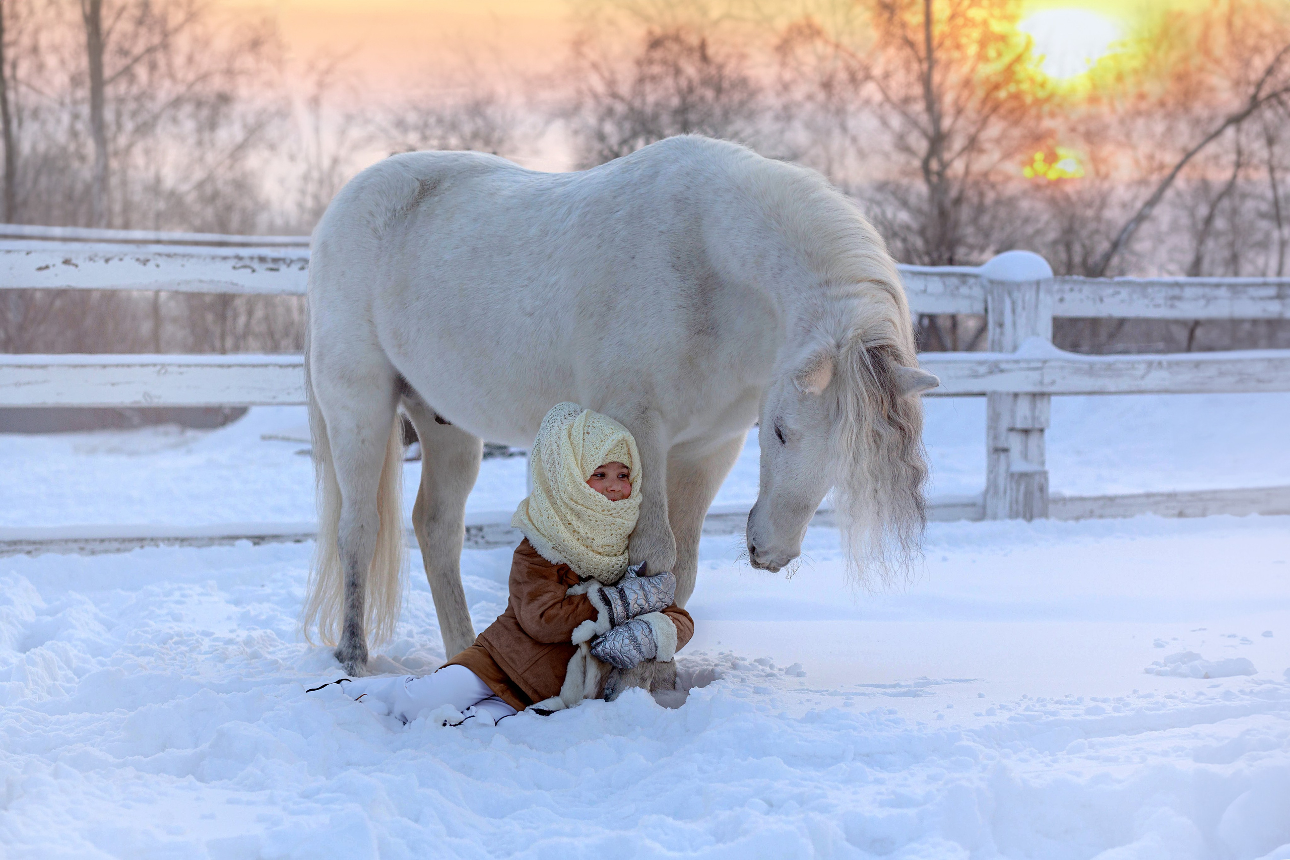 Пони и дети. Конный фотограф в Красноярске — Любовь Похабова