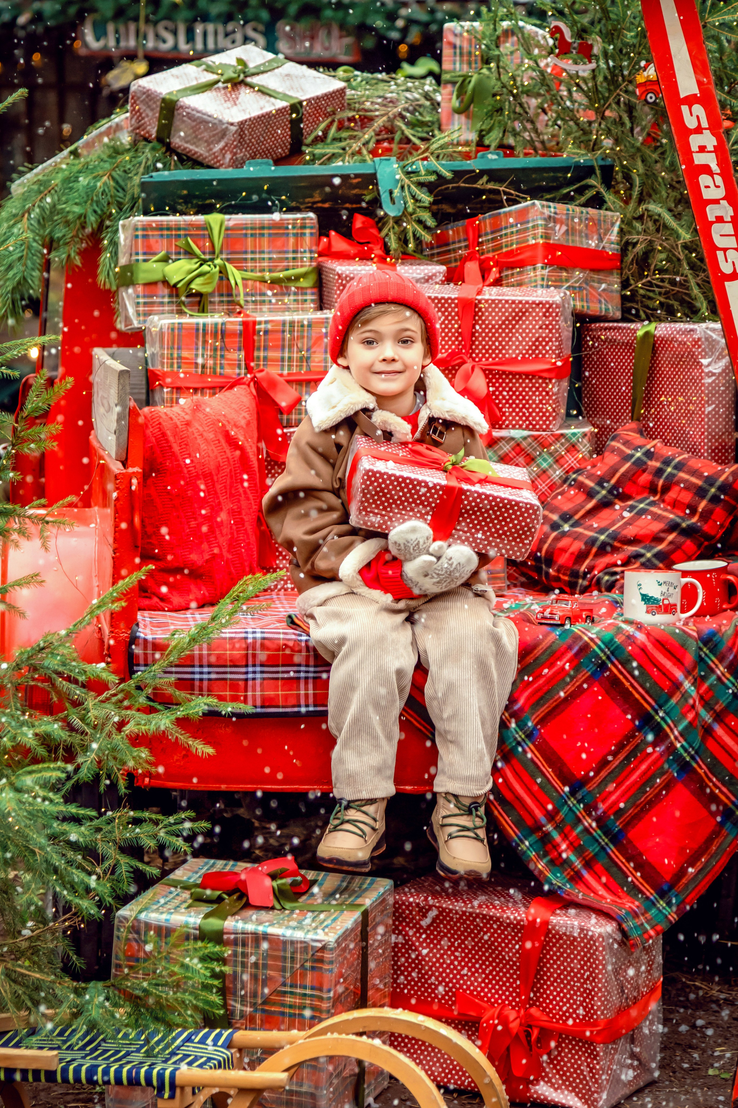 НОВЫЙ ГОД и Рождество УЛИЧНЫЕ локации. Фотограф Алина Лебедь
