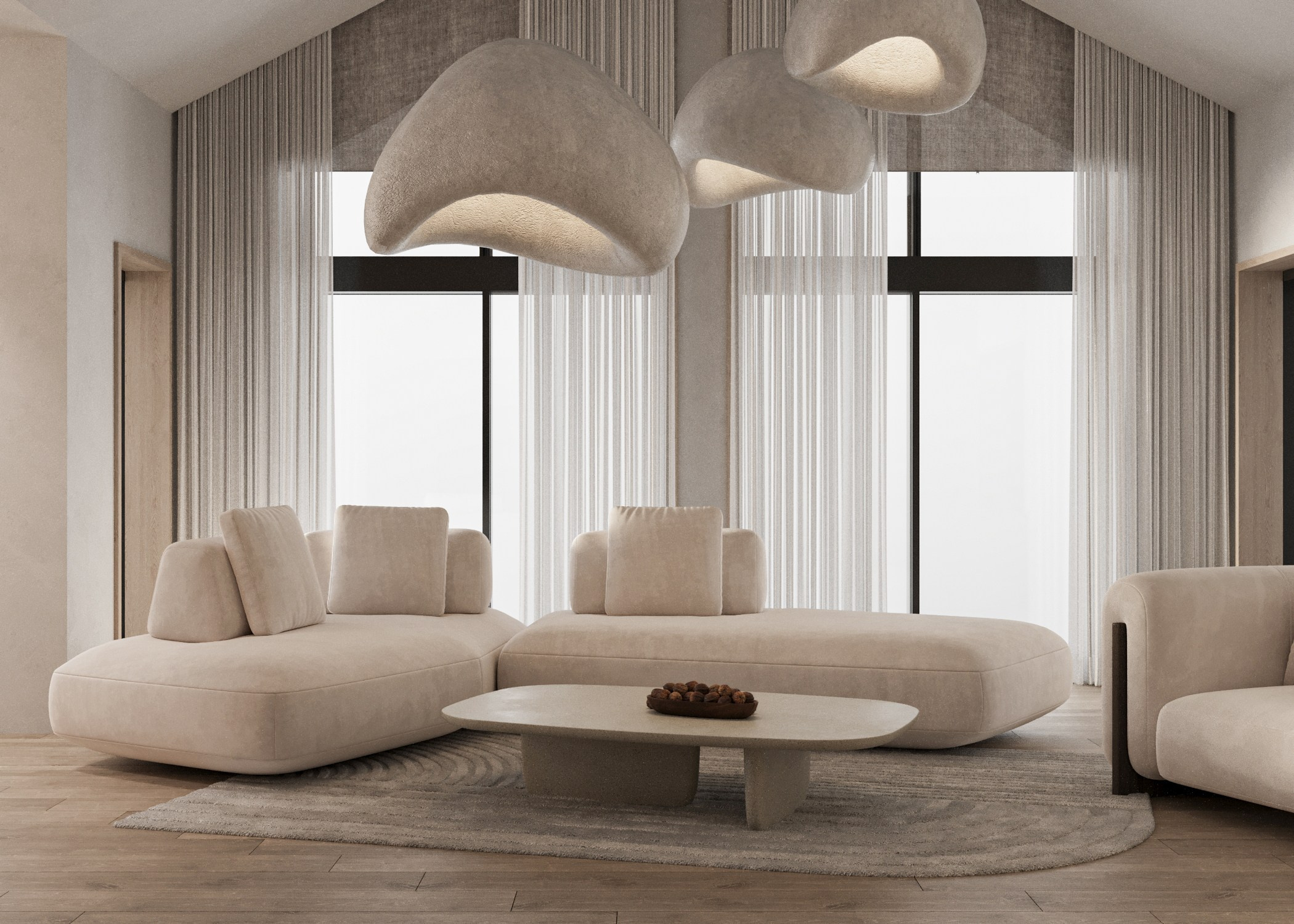 Дизайн дома в коттеджном поселке Большая вода — 150 м², 2023. Расим Селяметов — дизайн интерьера в Крыму