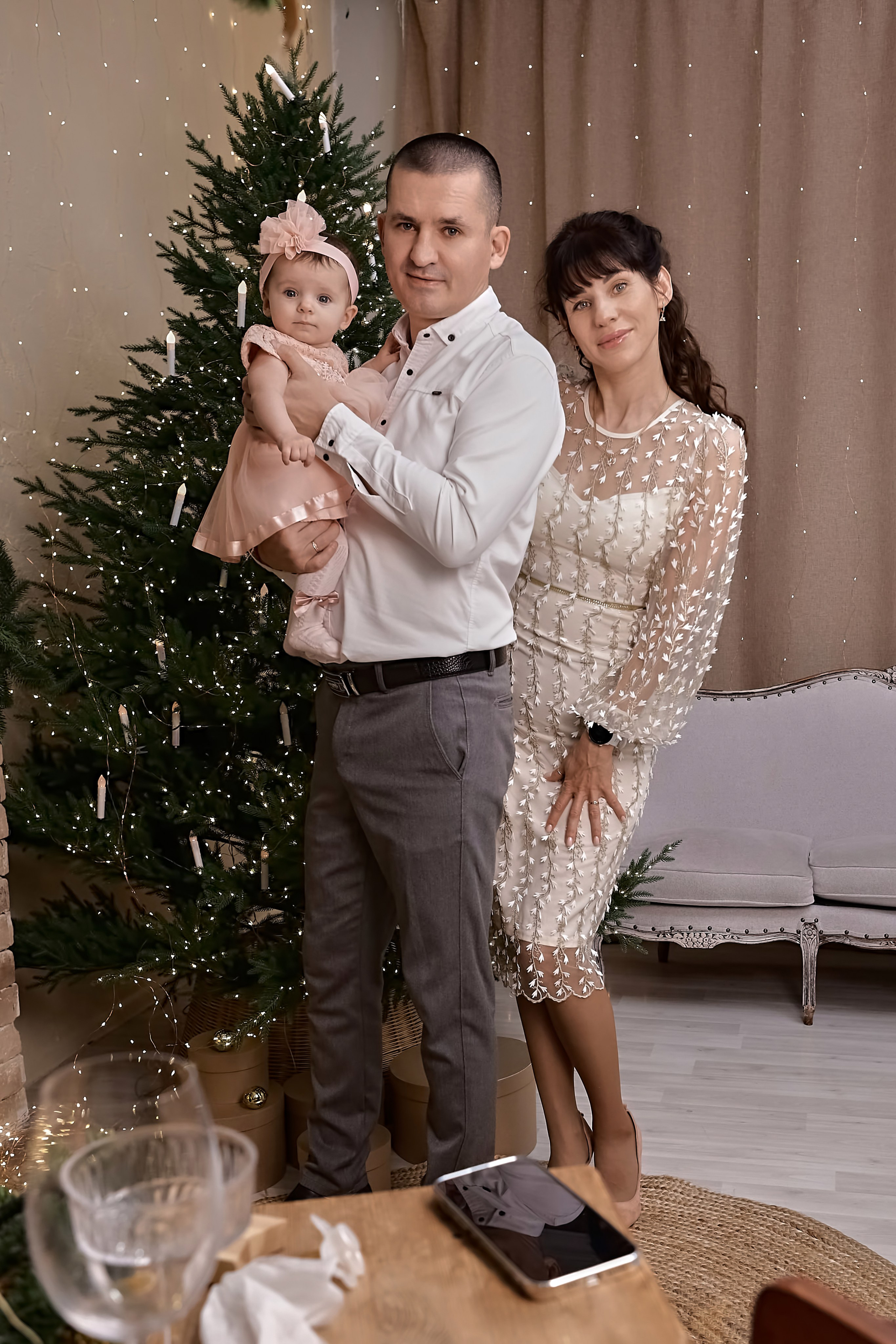 Семейная новогодняя фотосессия. Семейный и свадебный фотограф в Краснодаре Михеева Светлана