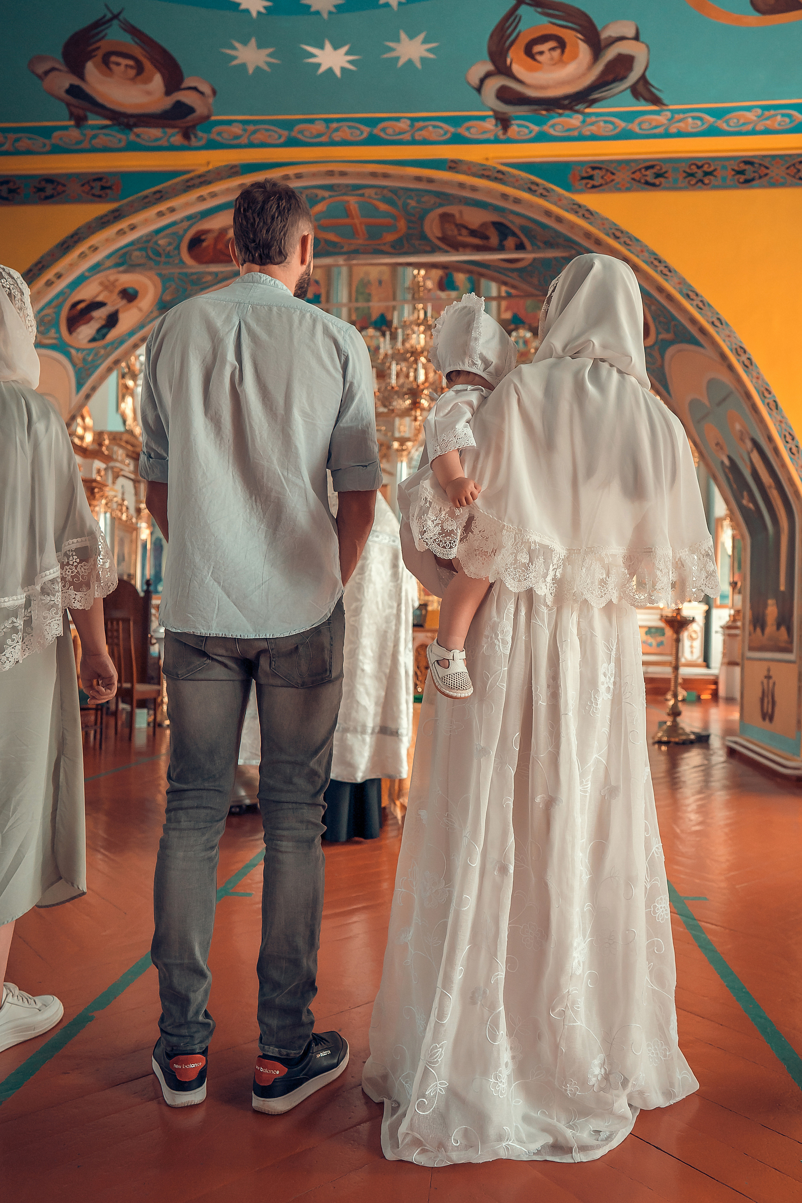 Крещение Кристины, Благовещенский Собор. Фотограф на Крещение и Венчание в Красноярске Рамазанова Юлия