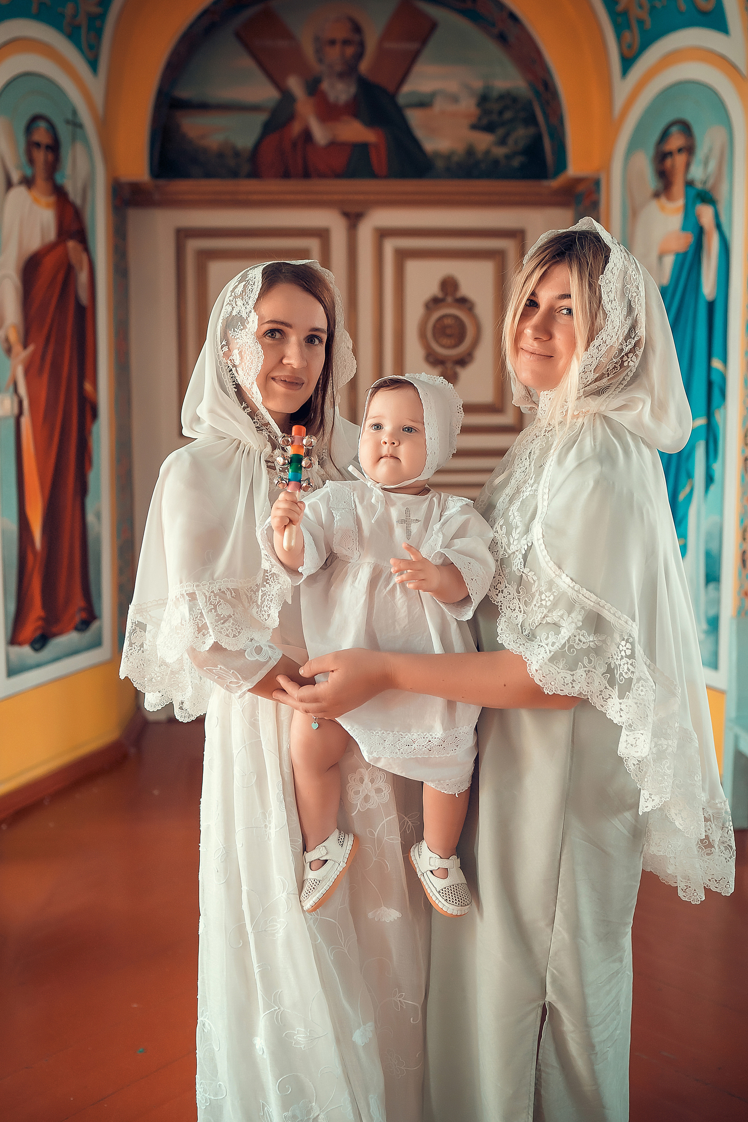 Крещение Кристины, Благовещенский Собор. Фотограф на Крещение и Венчание в Красноярске Рамазанова Юлия