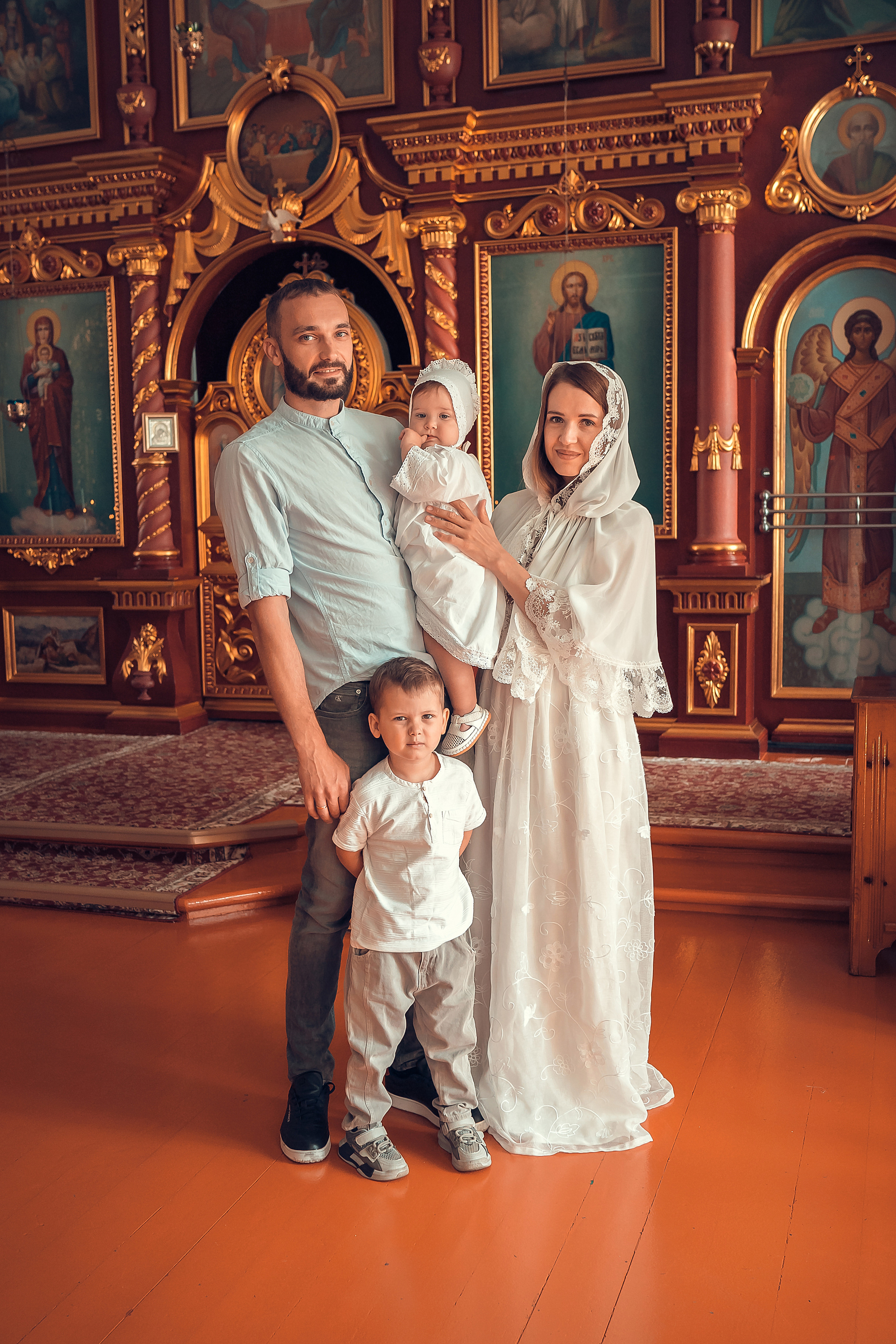 Крещение Кристины, Благовещенский Собор. Фотограф на Крещение и Венчание в Красноярске Рамазанова Юлия