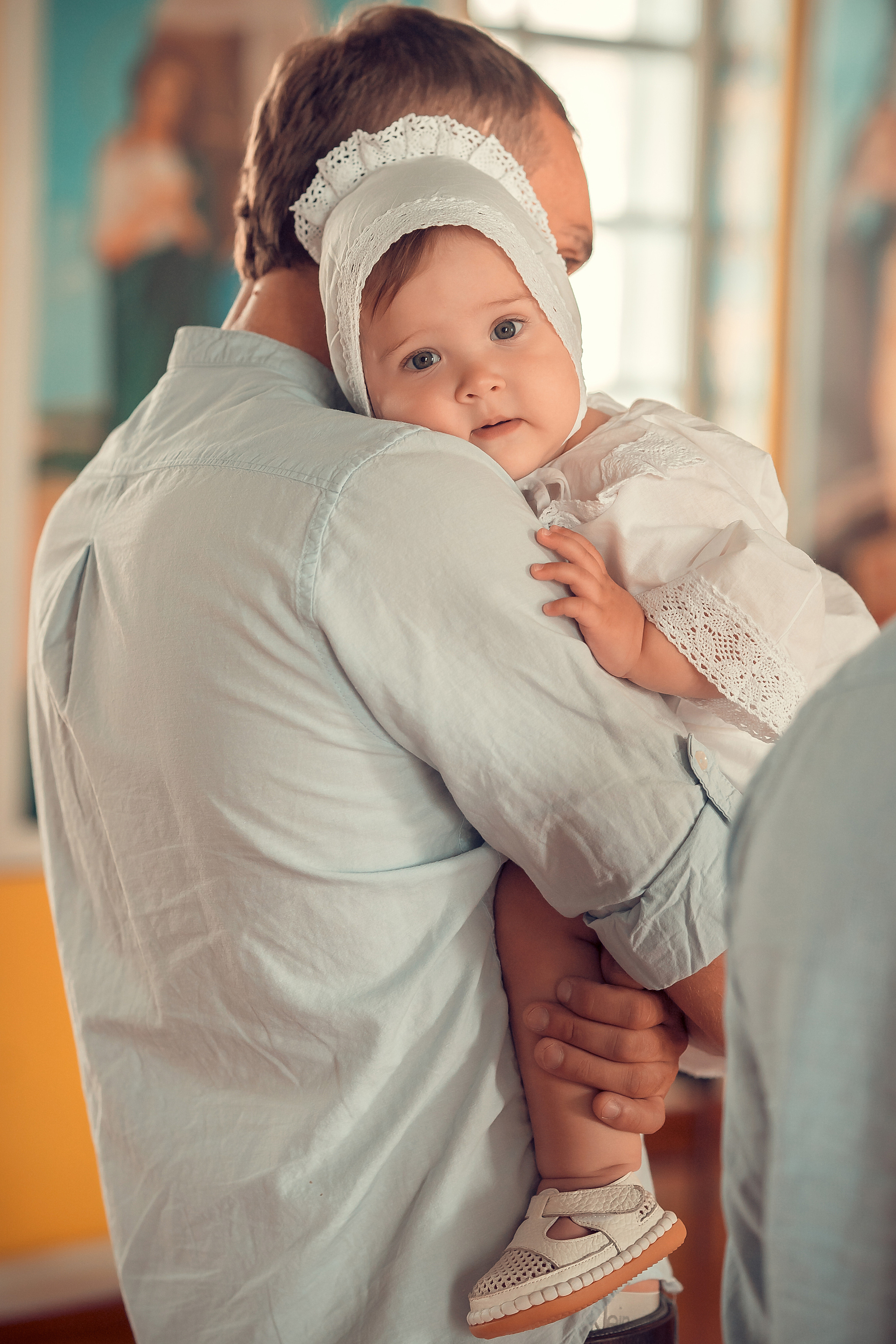 Крещение Кристины, Благовещенский Собор. Фотограф на Крещение и Венчание в Красноярске Рамазанова Юлия