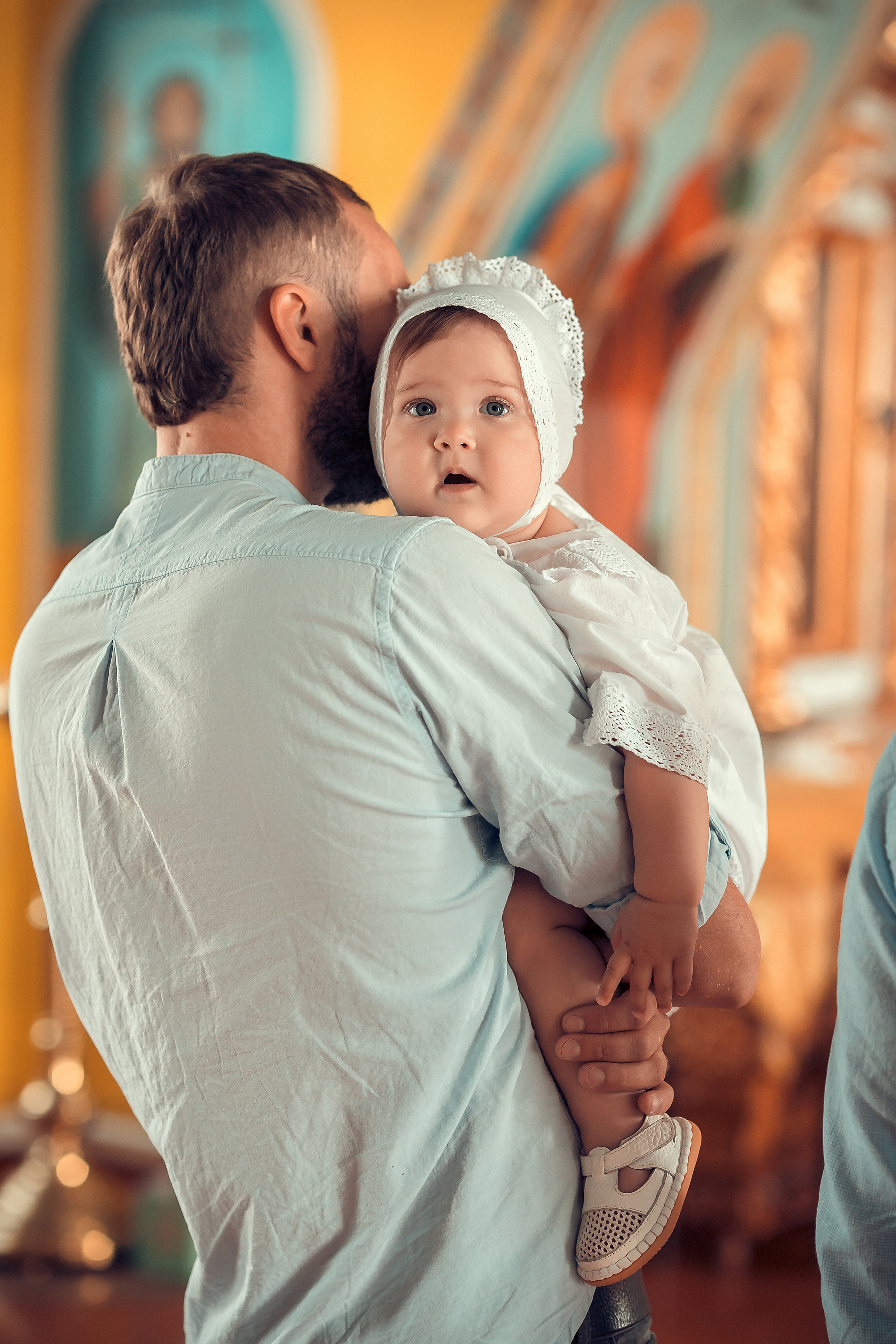 Крещение Кристины, Благовещенский Собор. Фотограф на Крещение и Венчание в Красноярске Рамазанова Юлия