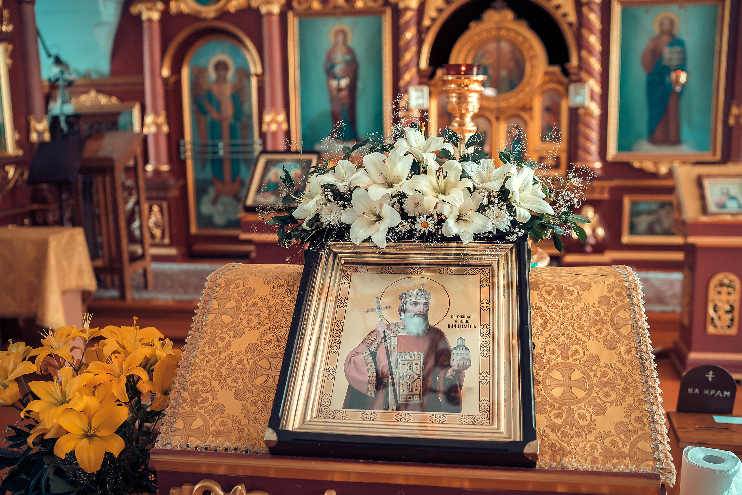 Крещение Кристины, Благовещенский Собор. Фотограф на Крещение и Венчание в Красноярске Рамазанова Юлия