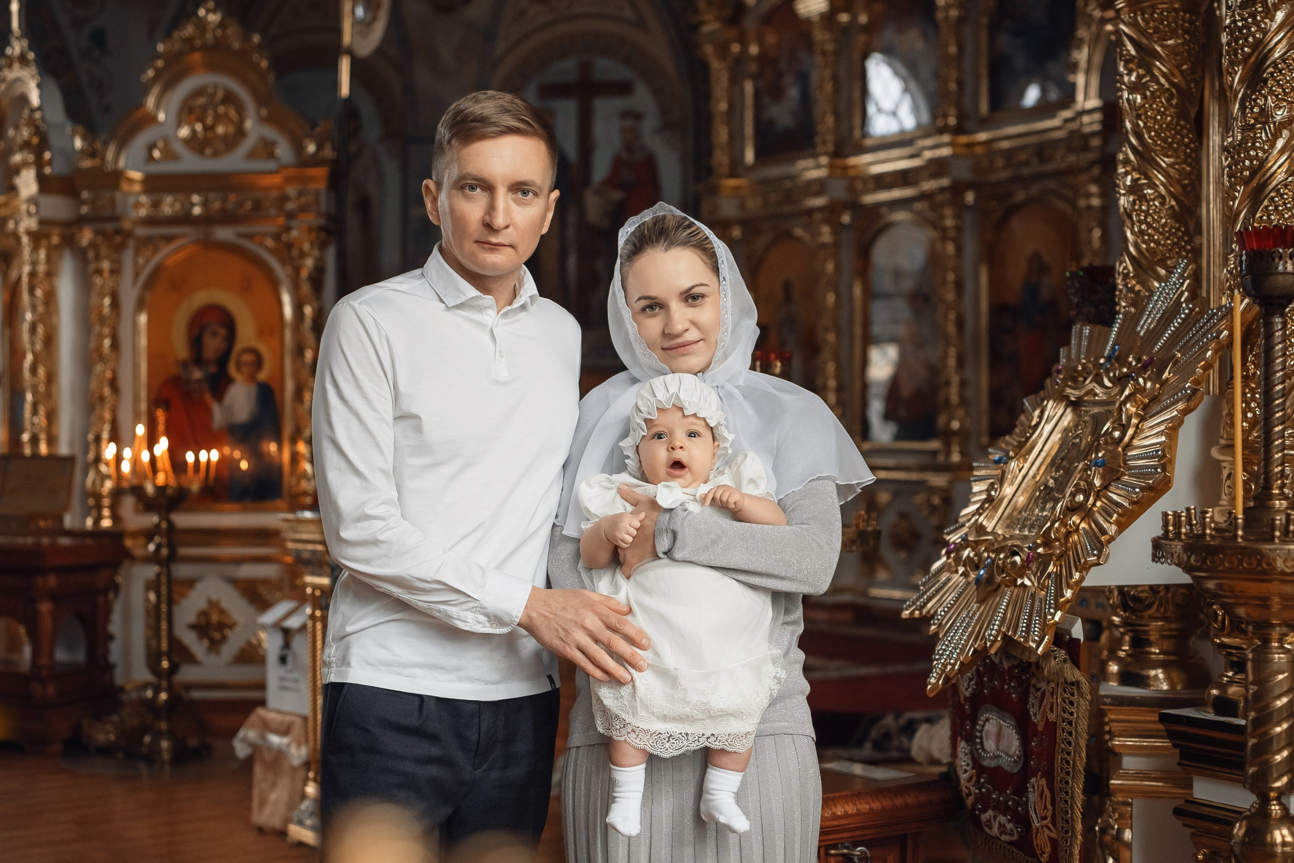 Крещение в храме Иоанна Богослова. Церковный фотограф на Таинство Крещения и Венчания в Оренбурге и Оренбургской области Екатерина Белкина