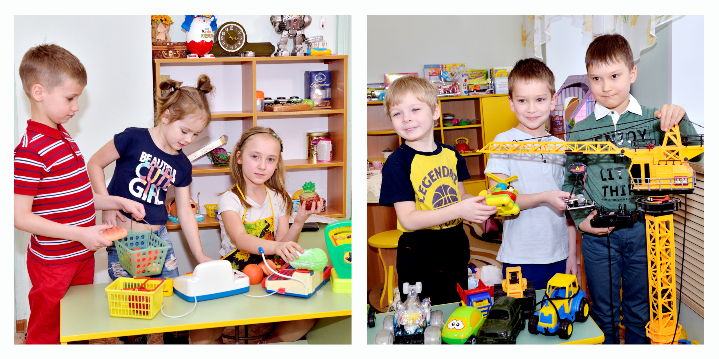 Игры в группе. Фотограф в Ярославле Наталья Романова. Выпускные альбомы для детского сада, начальной и средней школы