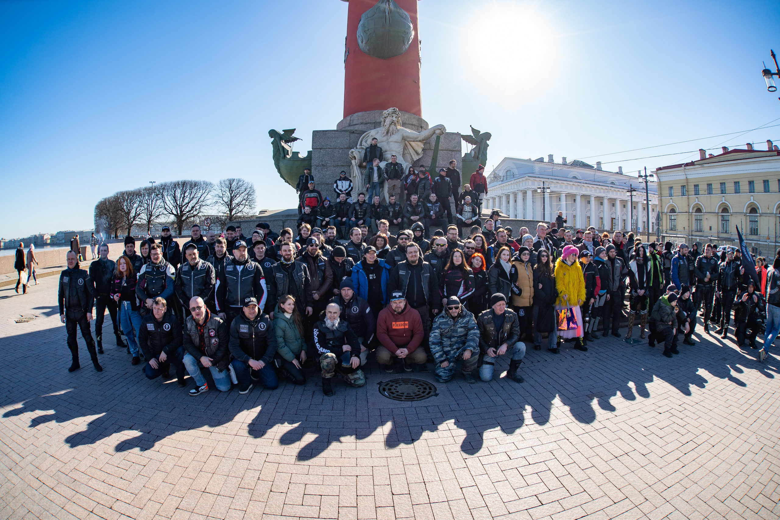 Весенний прохват мотоклуба Normans Riders MC. Концертный и репортажный фотограф в Санкт-Петербурге Слава Пахомов