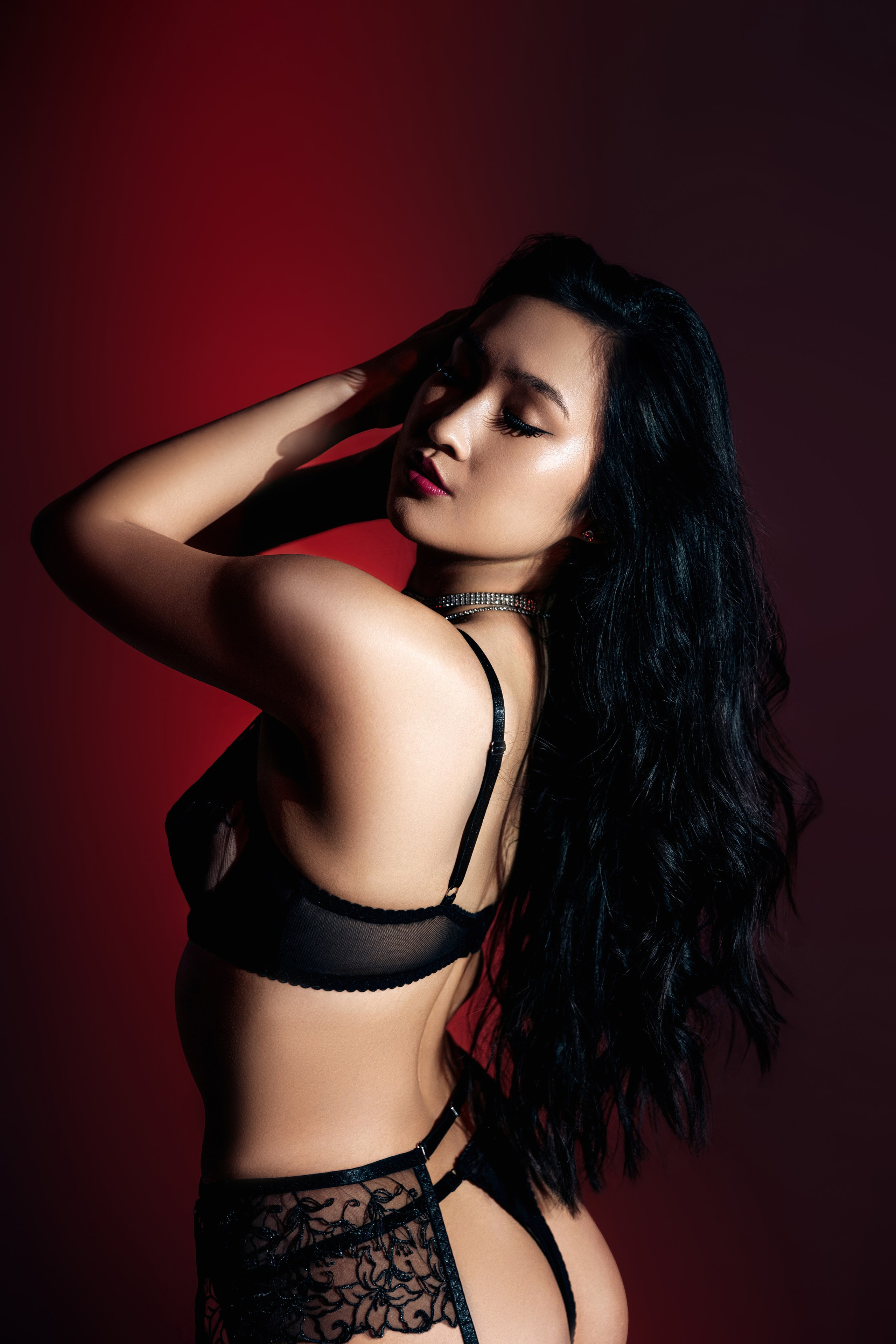 Girl in red. Фотограф Алина Ионычева в Новосибирске