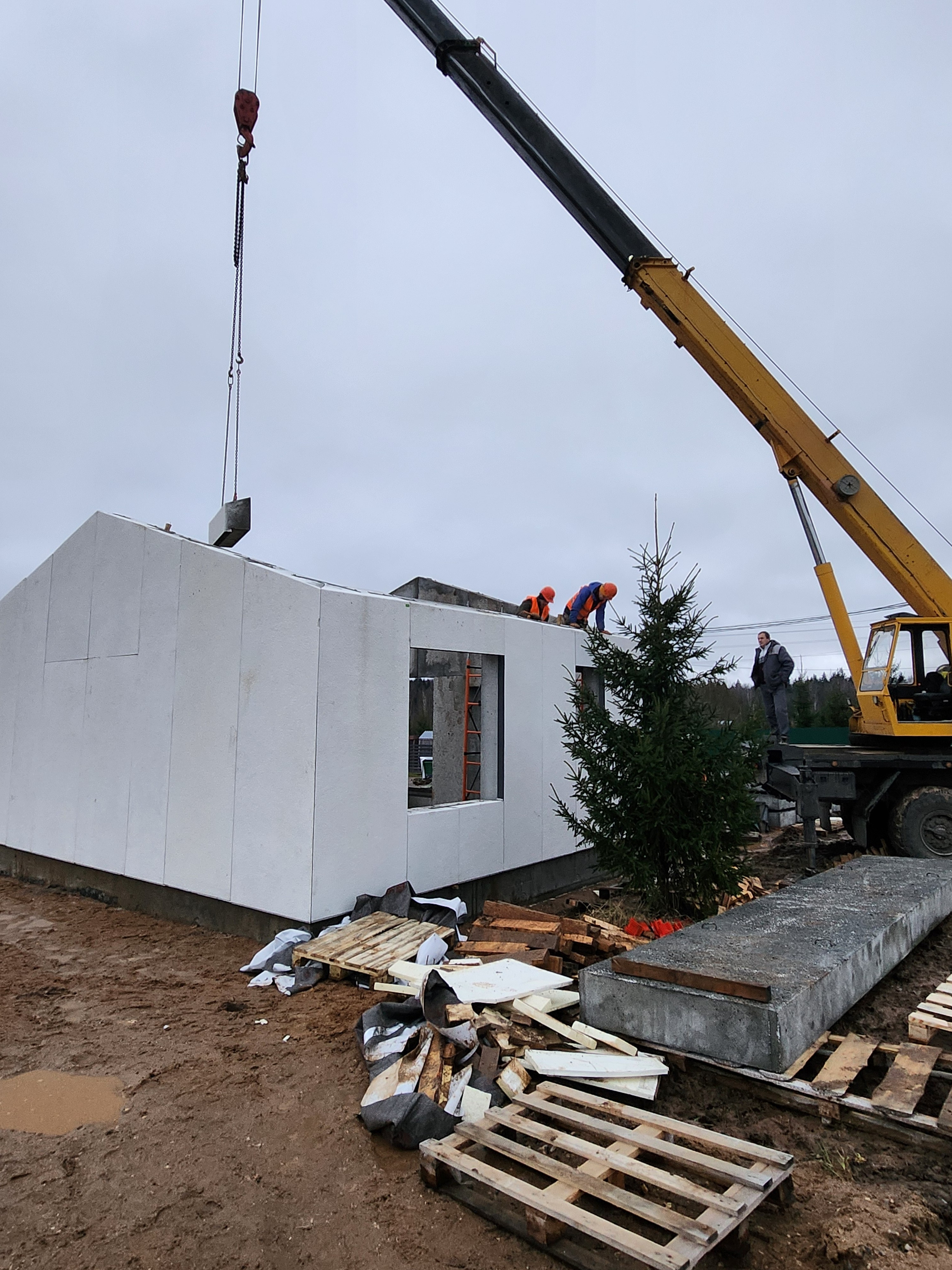 Микеле 80, Московская Обрасть, МО Истра, д. Матвейково, КП Рижский парк. БыстроДом — капитальный дом за 7 дней!