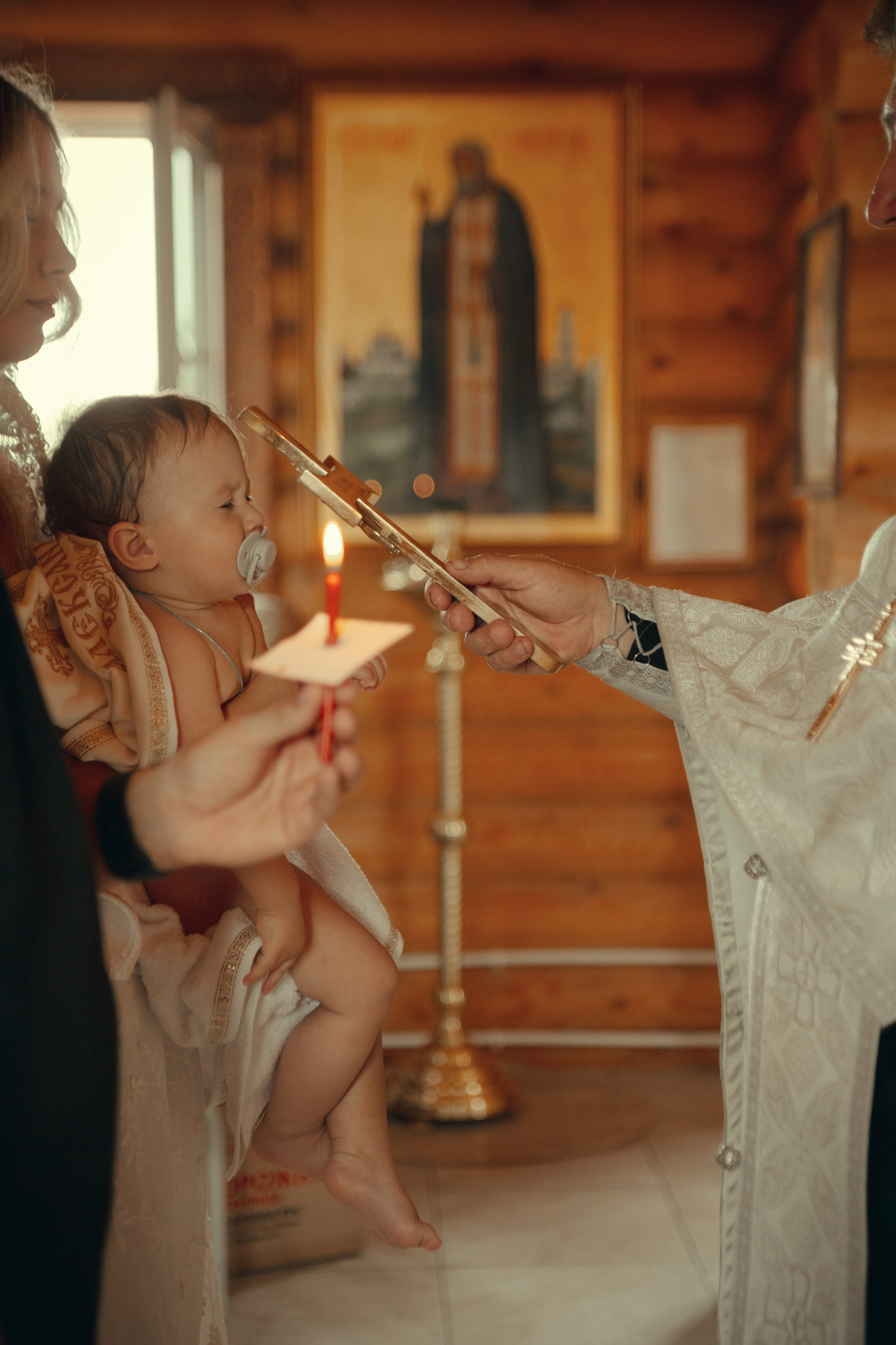 Крещение Александра Храм блаженной Матроны Московской. Фотограф новорожденных Оренбург Оксана Трофимова