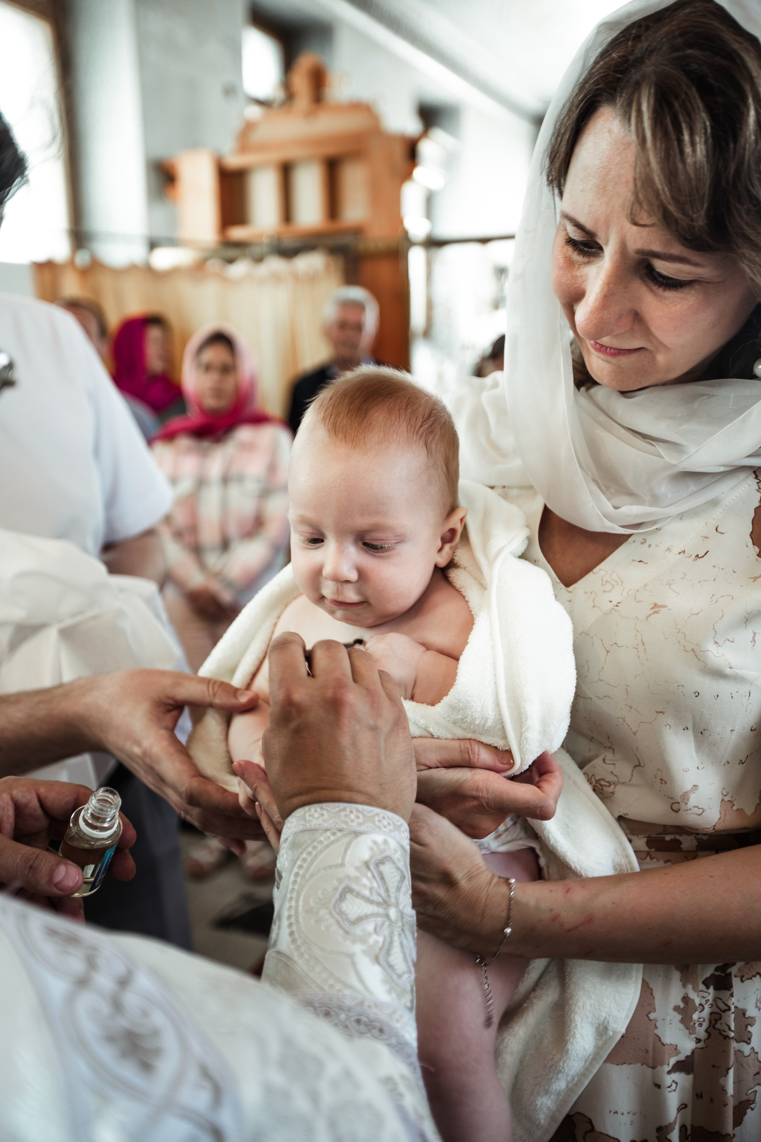 Крещение Николая в Елоховском Соборе. Фотосессии в Москве - фотограф Неонилла Ленко