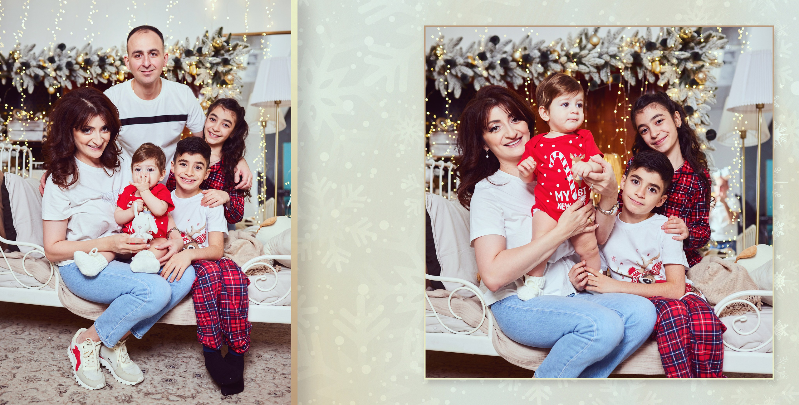 Красивая семья с тремя детками. Фотохудожник Наталия Кирсанова