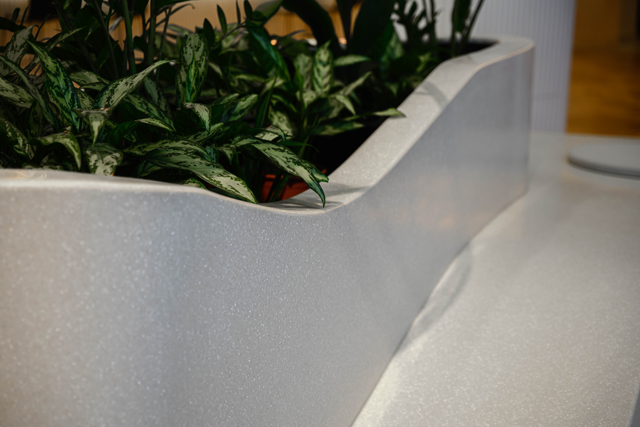 Фотосъемка мебели кофейни в холле аппартаментов Well. Интерьерный и репортажный фотограф в Санкт-Петербурге