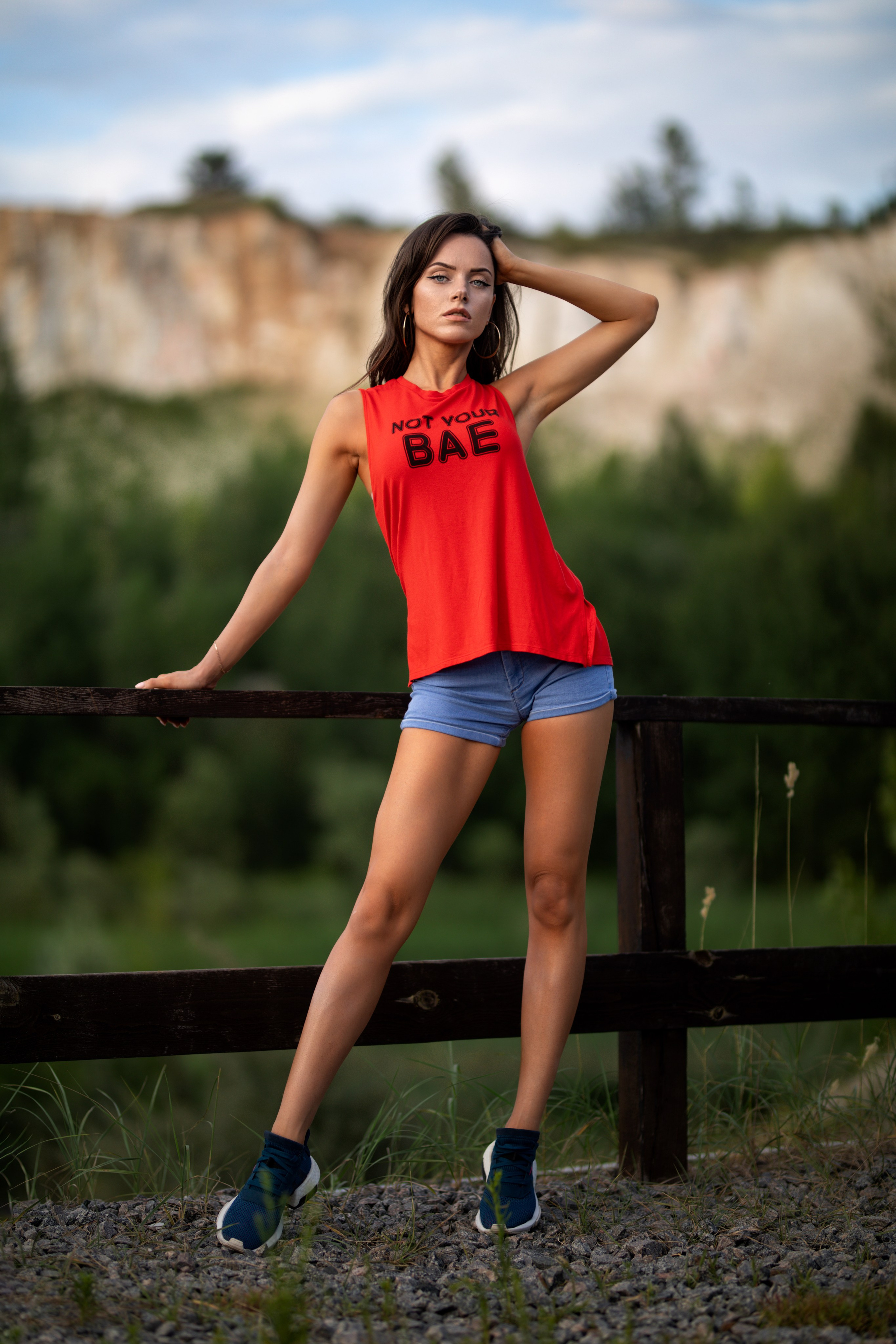 Летняя съемка с Екатериной на природе в парке Белый Колодец в формате для «себя»