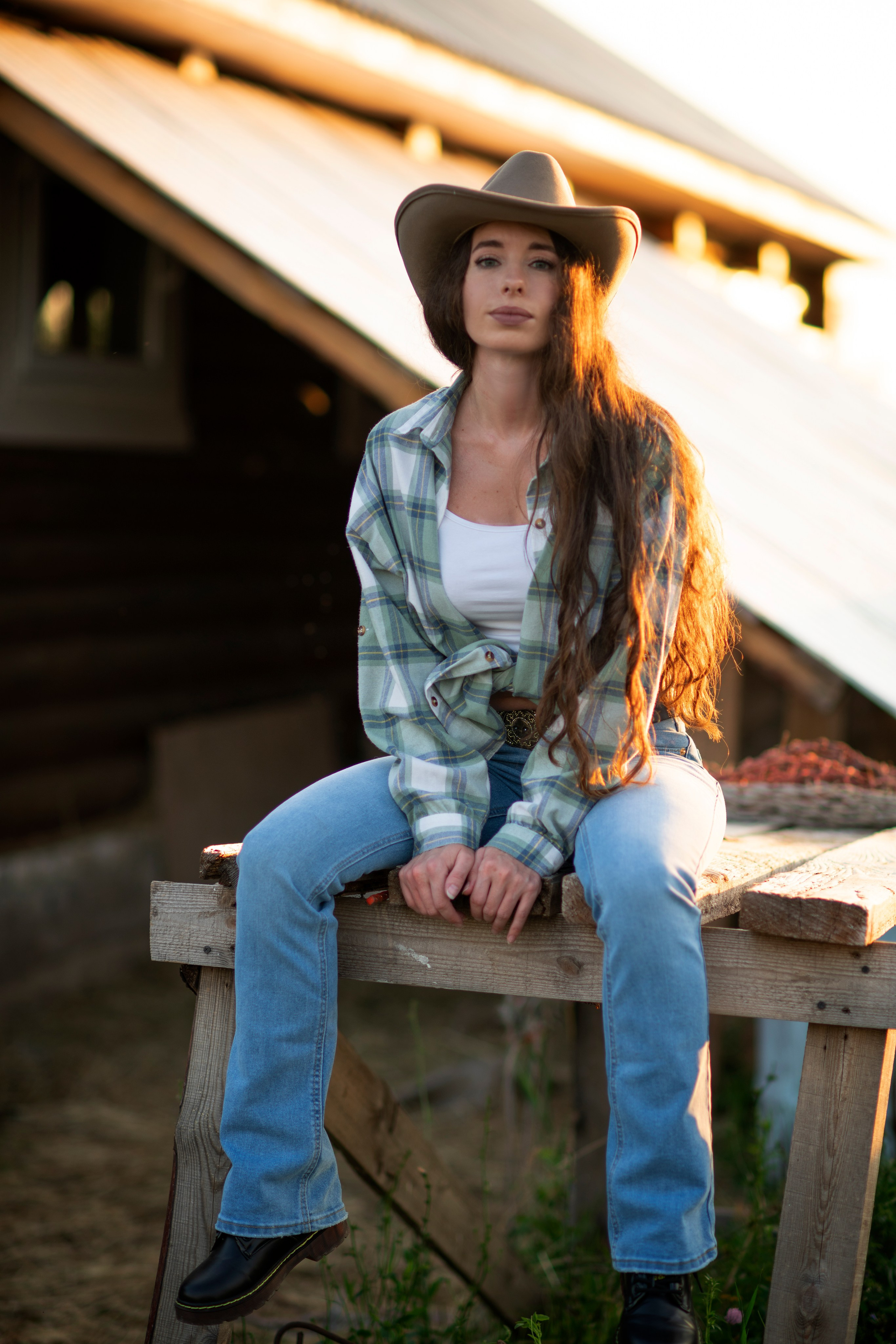 Фотосессия девушка ковбой. Фотограф Андрей Солод. Арзамас
