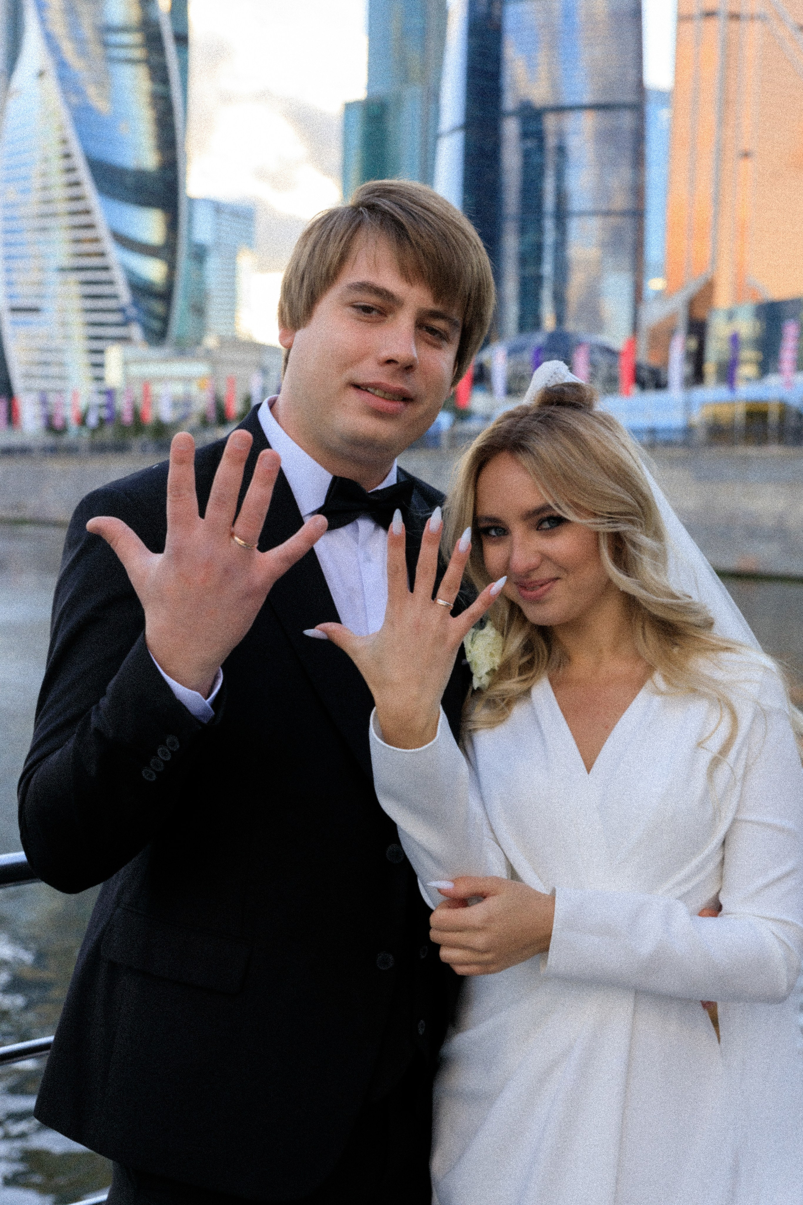 Церемония на катере. Свадебный фотограф Москва