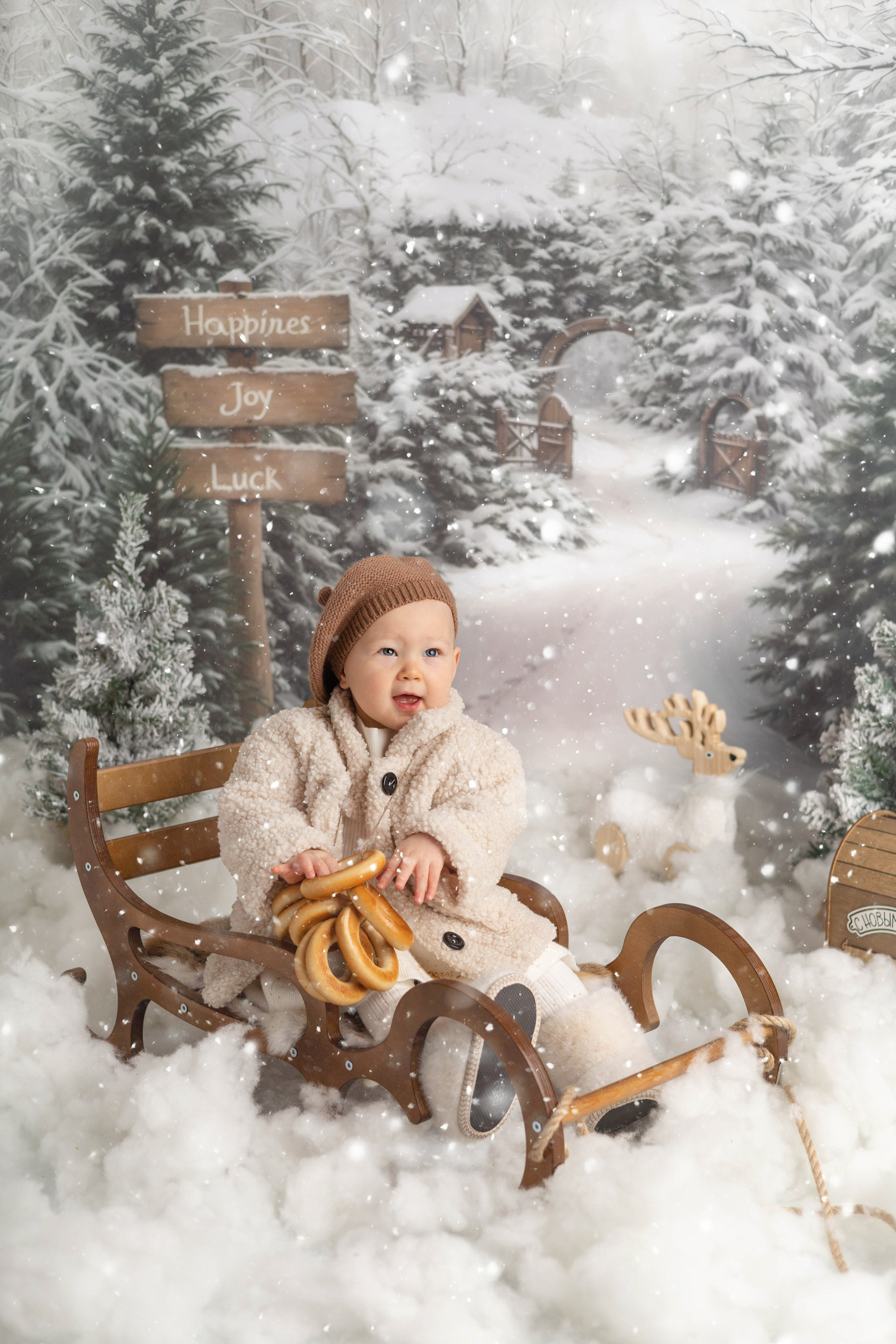 «Лесная опушка». «Вкадре» — фотосессия новорожденных Тула | детский фотограф в Туле