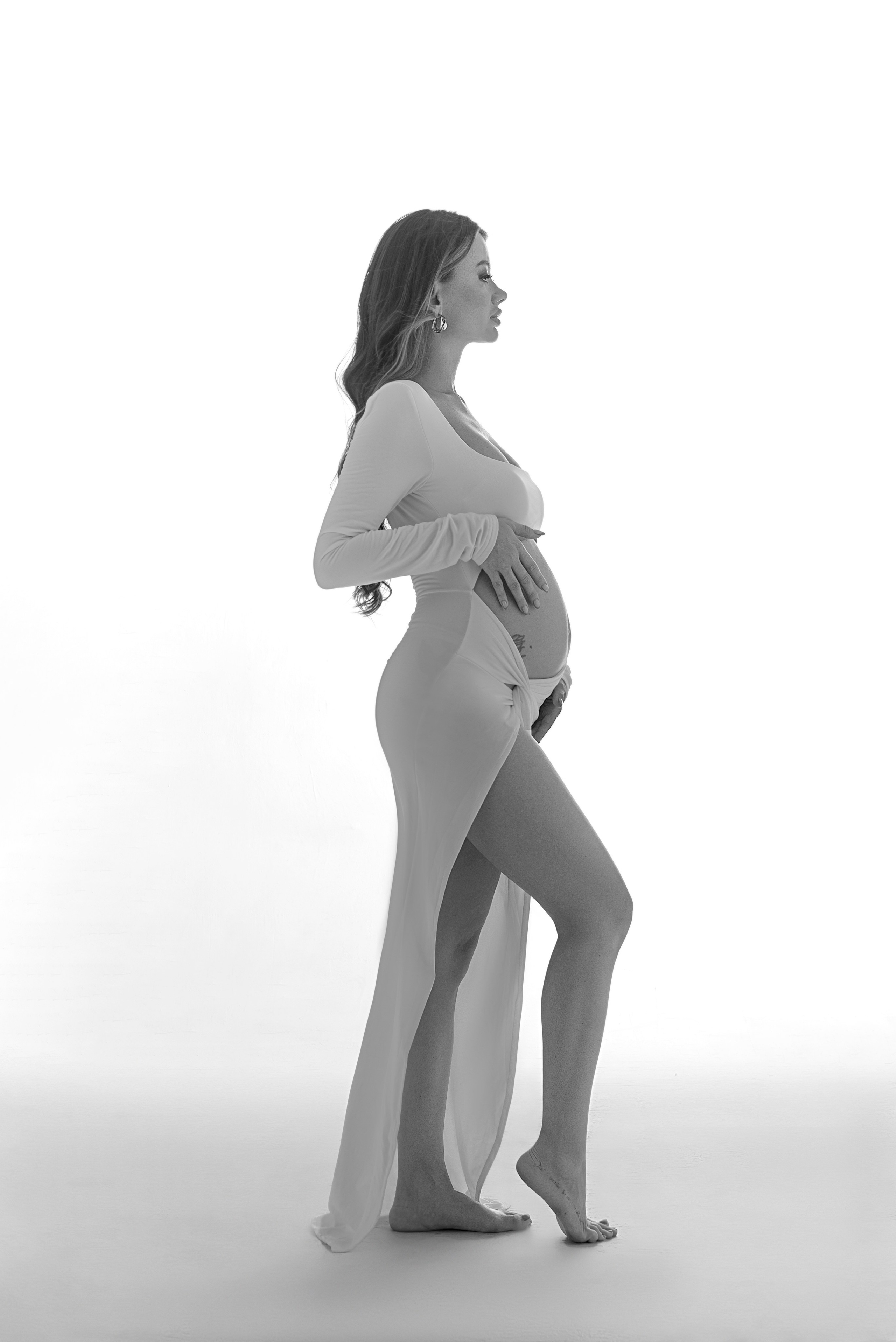 Красивая фотосессия беременности. Фотограф беременности и новорожденных в Рязани