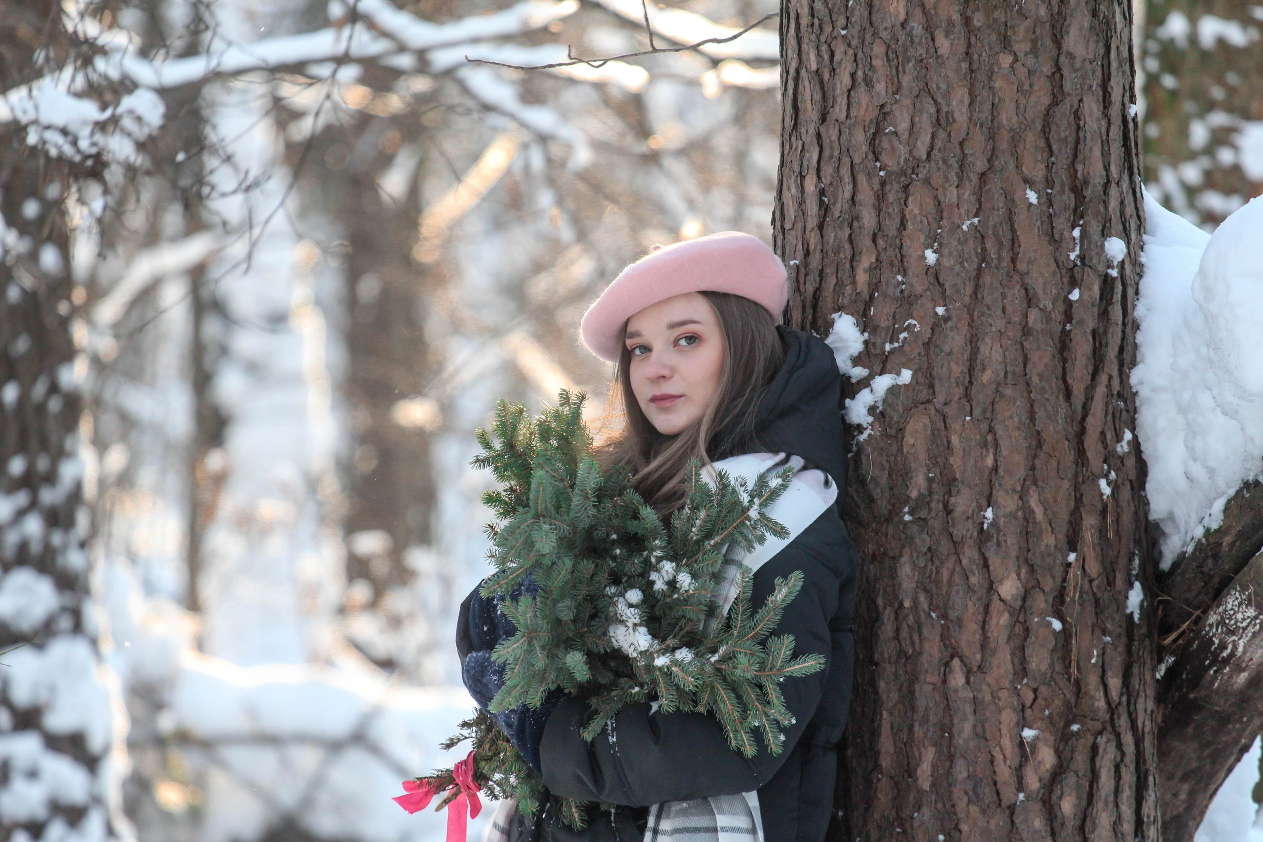 Зимняя прогулка Оли. Виктория Шишкова свадебный фотограф Москва и МО (Балашиха, Щелково)