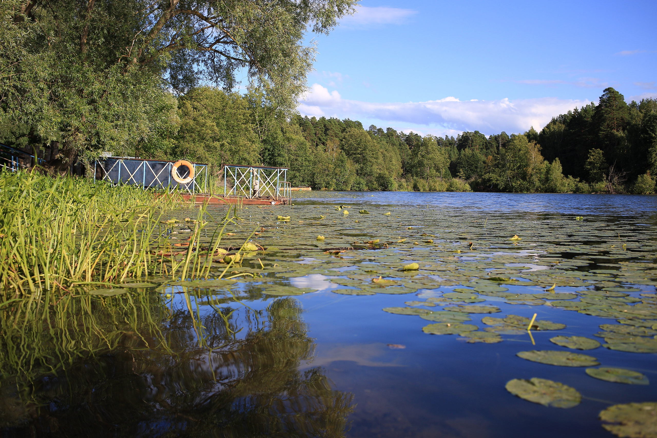 Озеро в Раифском монастыре