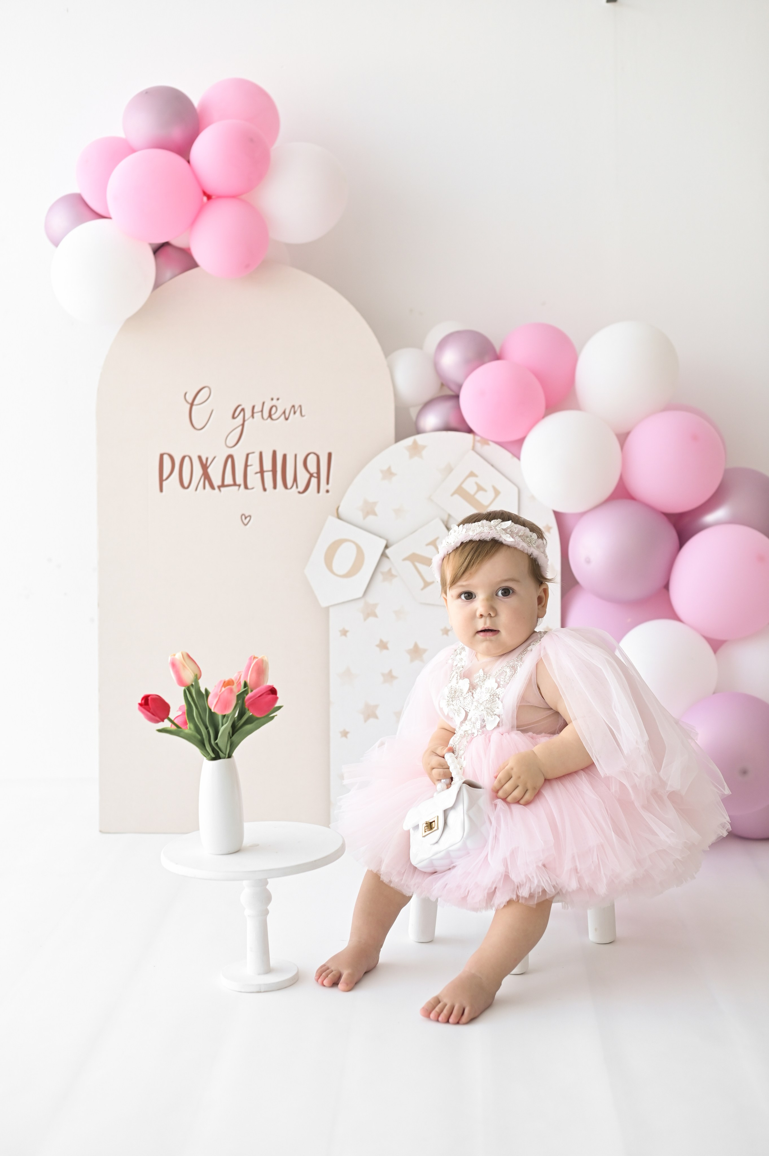 « Годик Девочки ». Фотограф новорожденных во Владивостоке Панова Татьяна