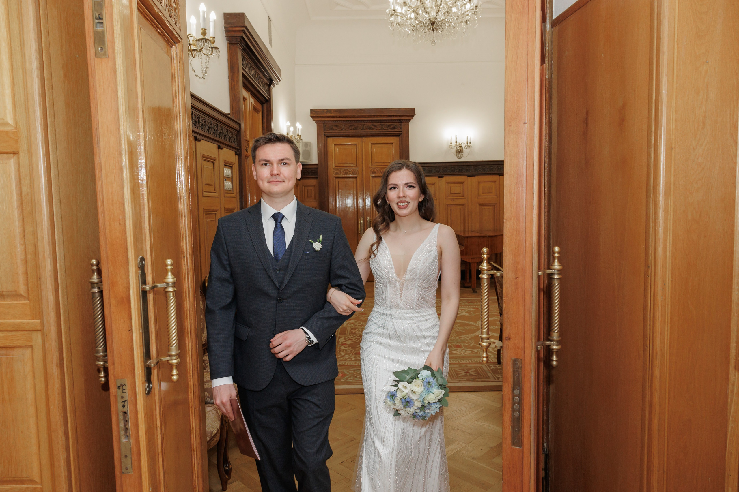 Даша и Дима, Грибоедовский ЗАГС. Свадебный и репортажный фотограф (Москва, Королев и другие)