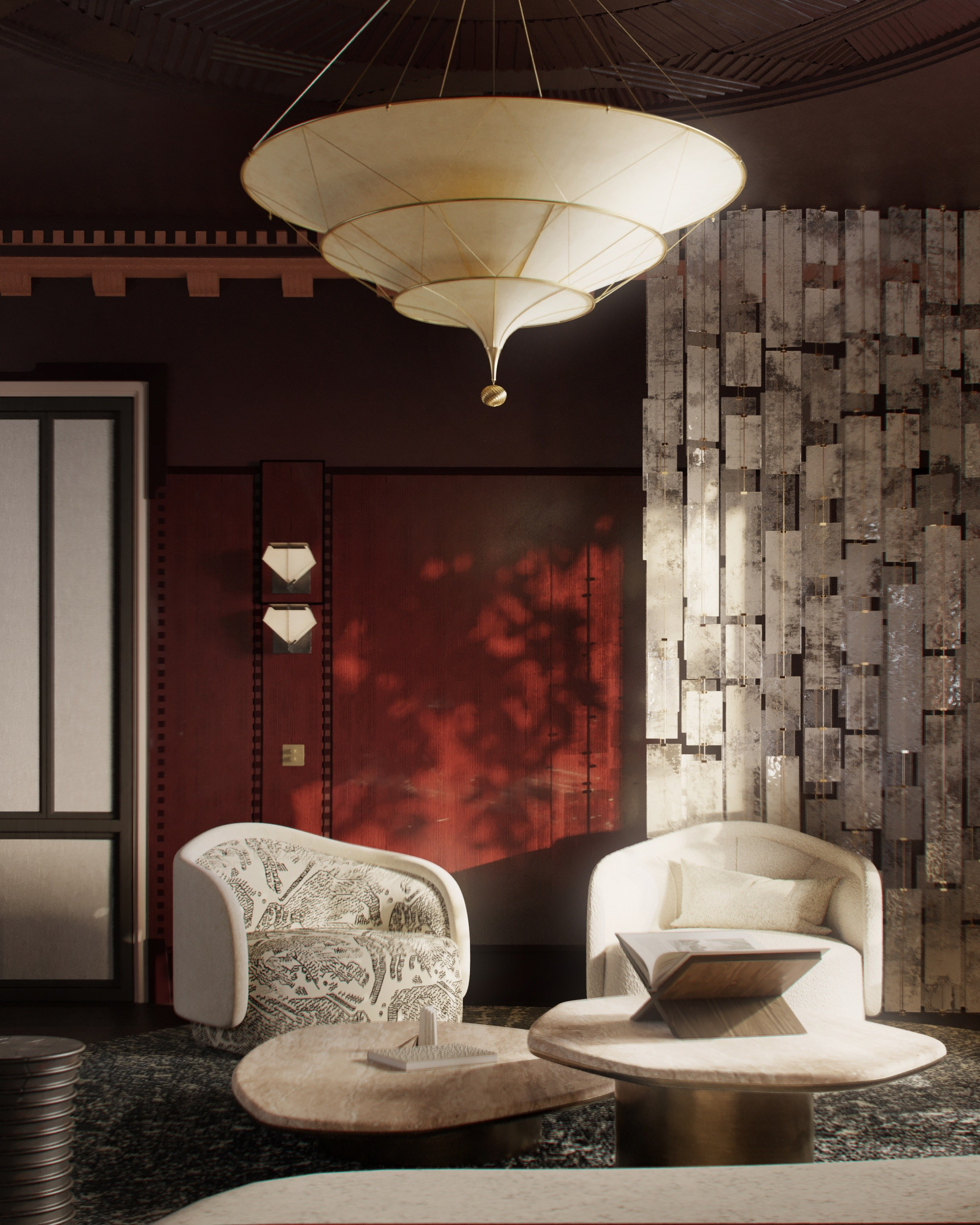 Частная резиденция в стиле Ар-деко и шинуазри 280 m². SHAIMERDINOVA INTERIORS