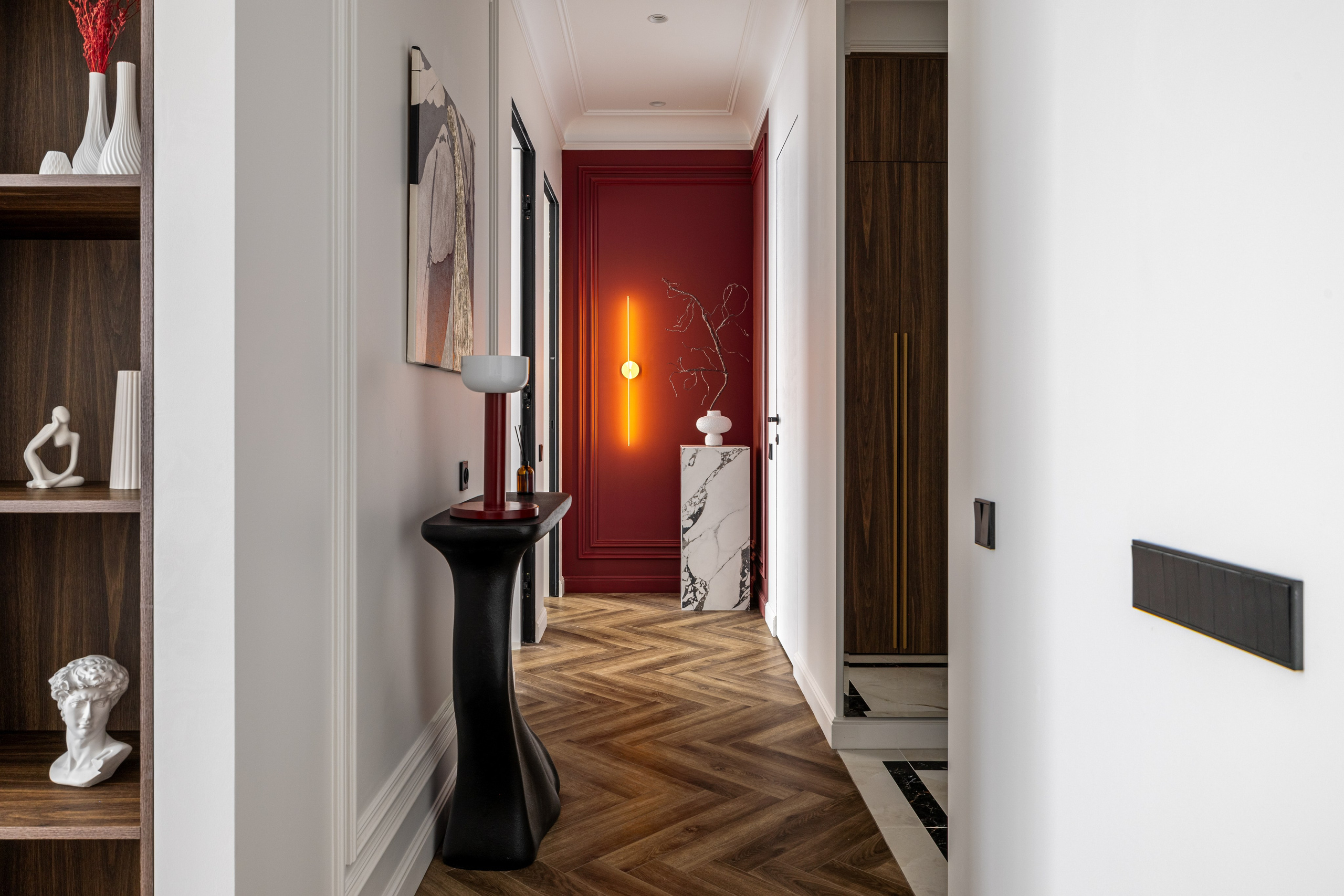 Неоклассика с винными акцентами. ЖК «Will Towers». Veselinskiy| Интерьерный фотограф | Москва