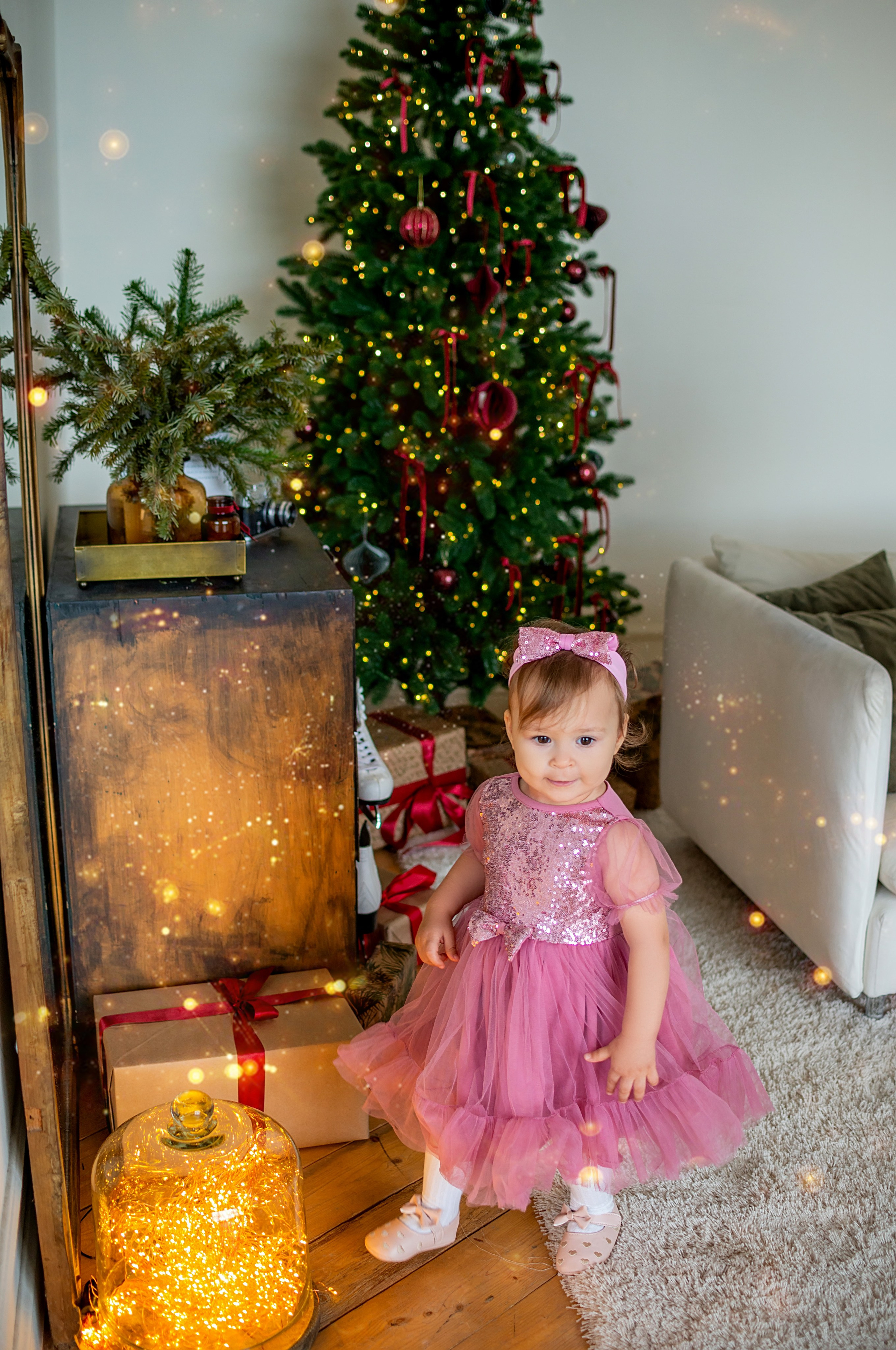 Новогодняя семейная фотосессия в Краснодаре 2023-2024. Фотограф новорожденных Краснодар Малышенко Надежда