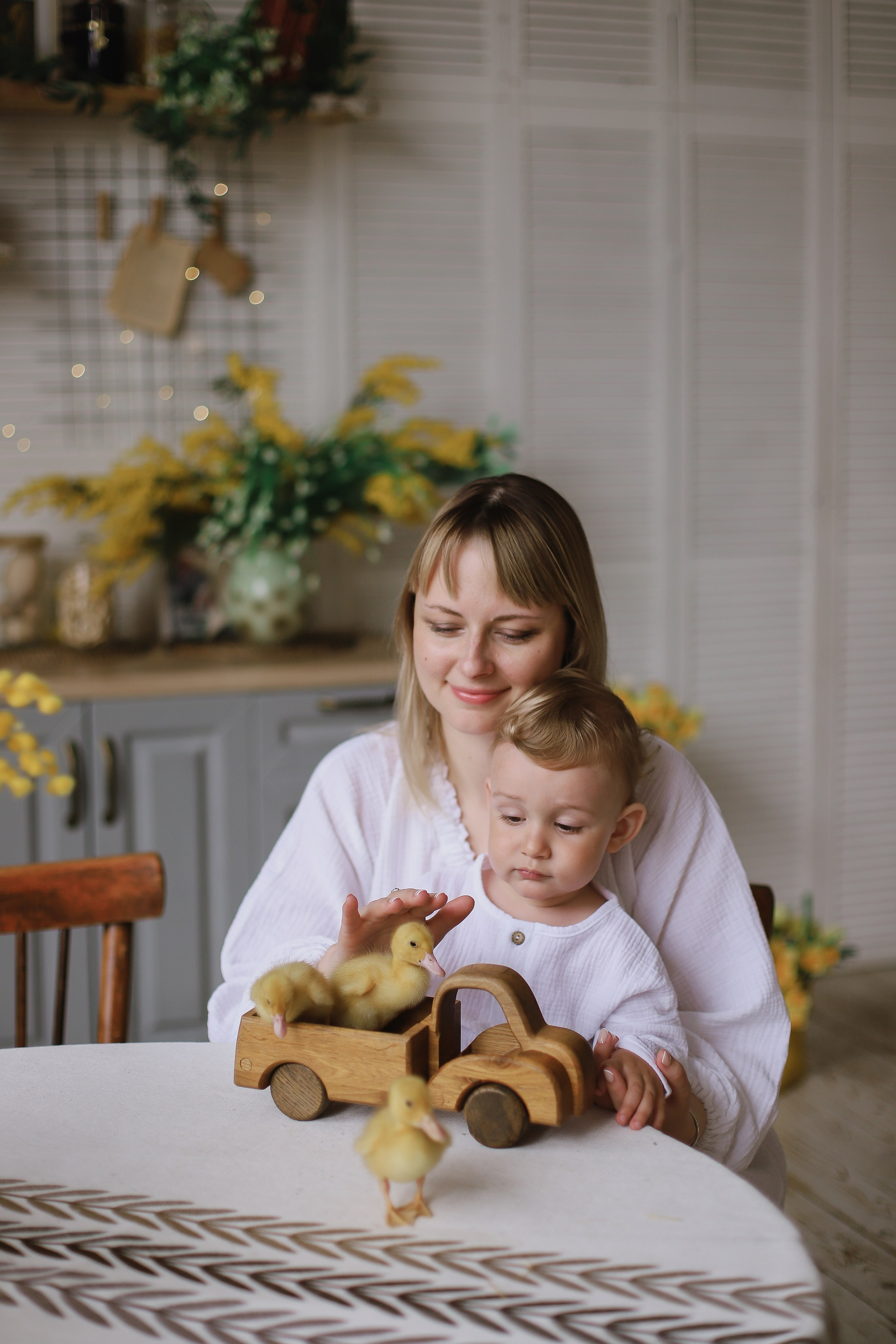 Андрей, Кристина, Лукас — с утятами. Свадебный, семейный и детский фотограф в Люберцах Зайцева Анастасия