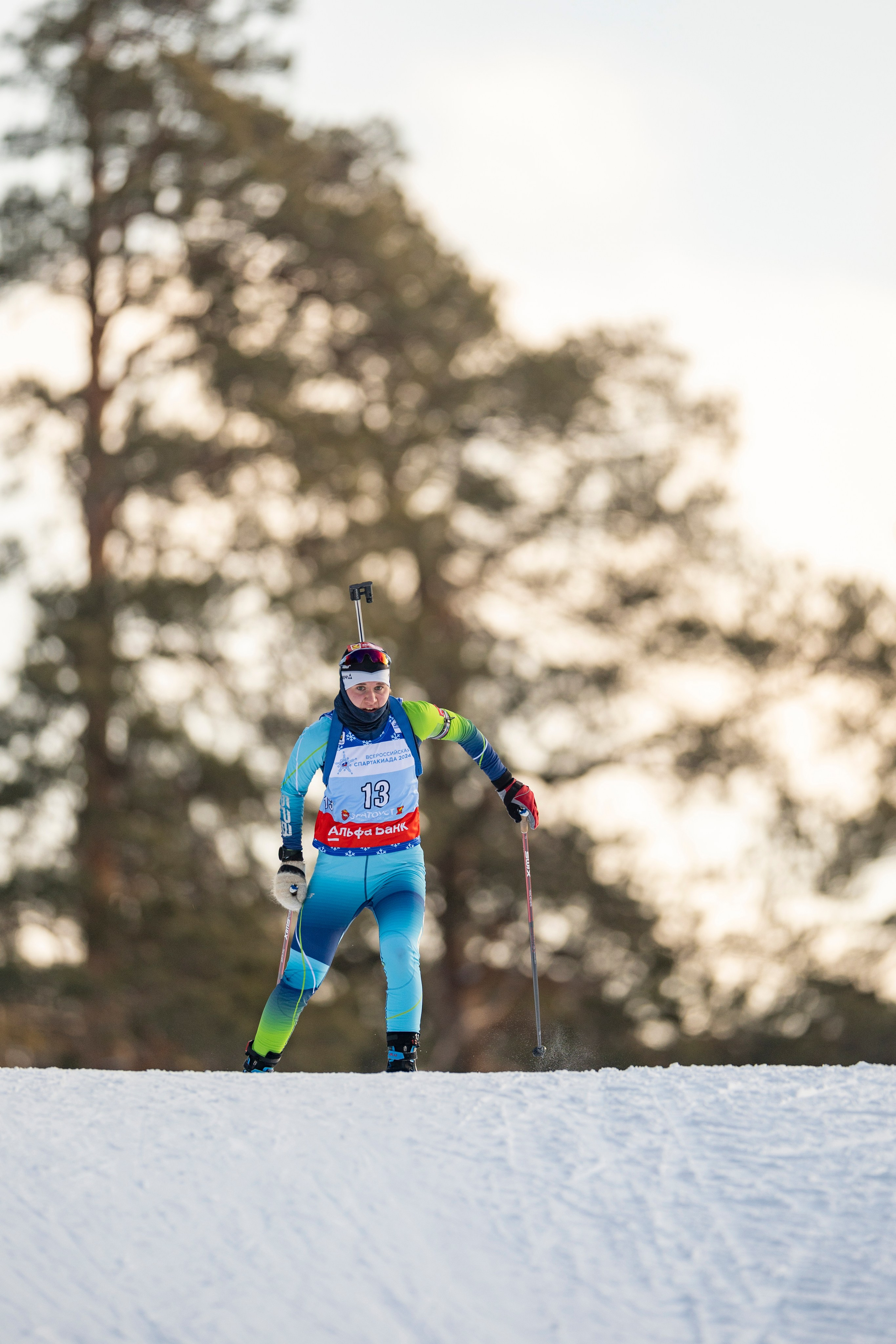 Всероссийская спартакиада по биатлону. Спринт. Женщины. Спортивный репортажный фотограф Казань Нафис Сиразетдинов