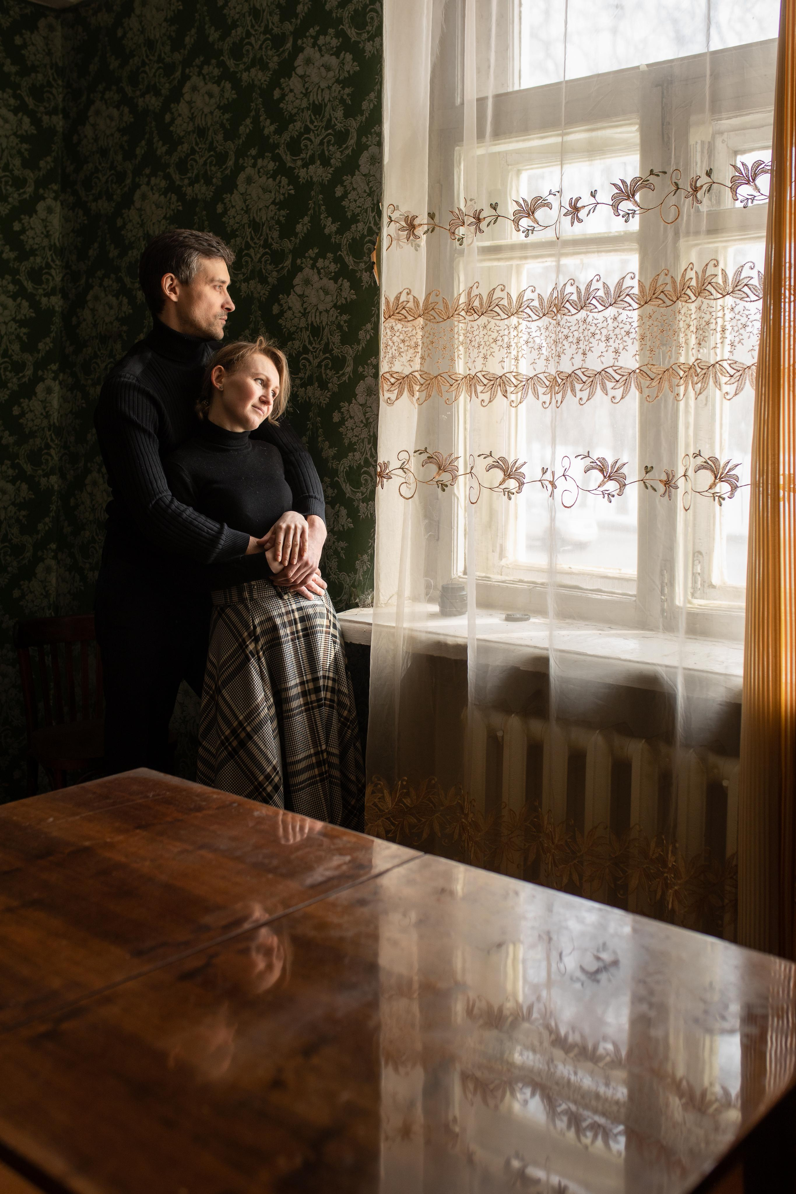 Съемка чудесной пары в стиле кино. Женский семейный фотограф Тула Москва Захарова Анна