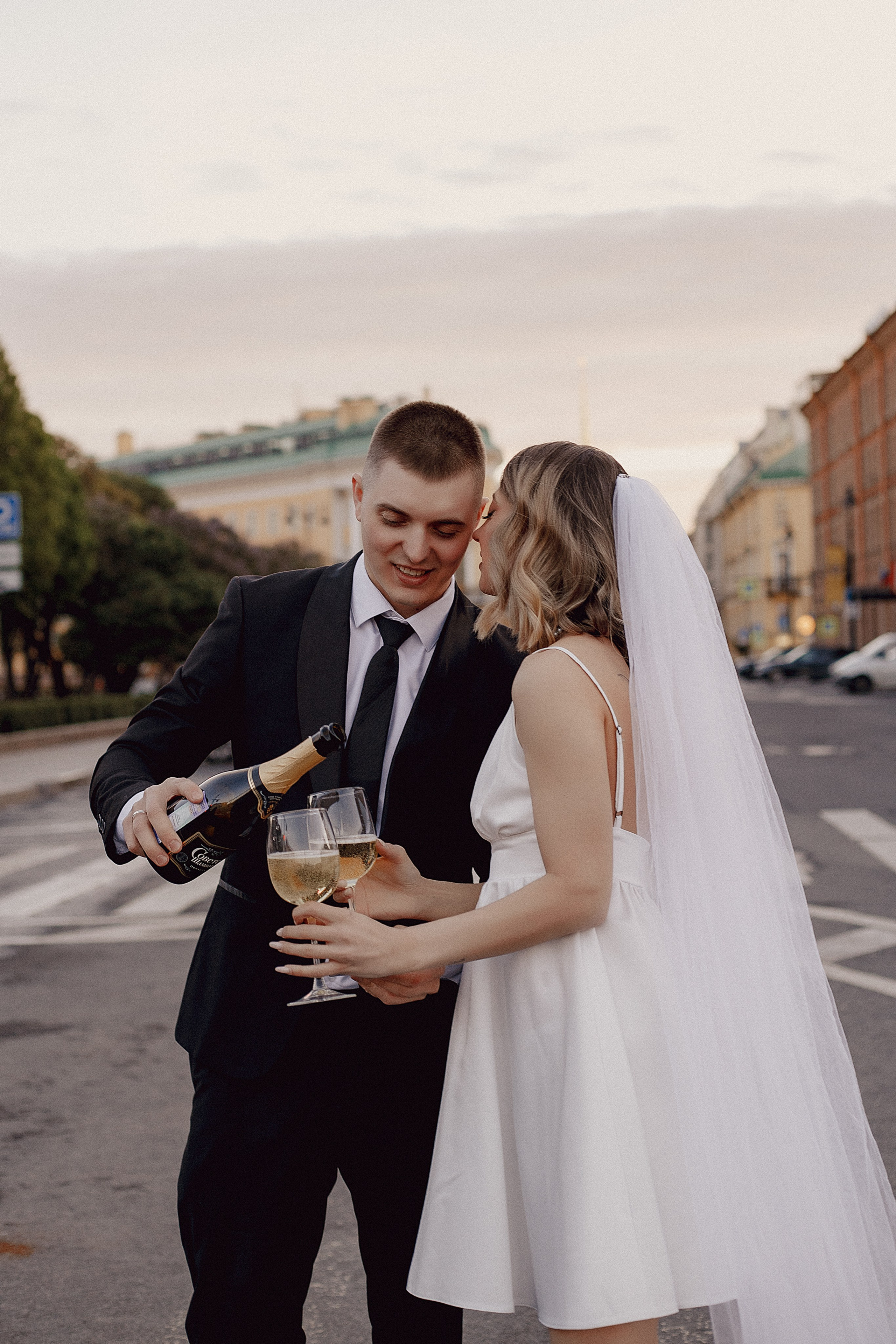 Свадебная в белые ночи. Свадебный фотограф Санкт-Петербург  Москва