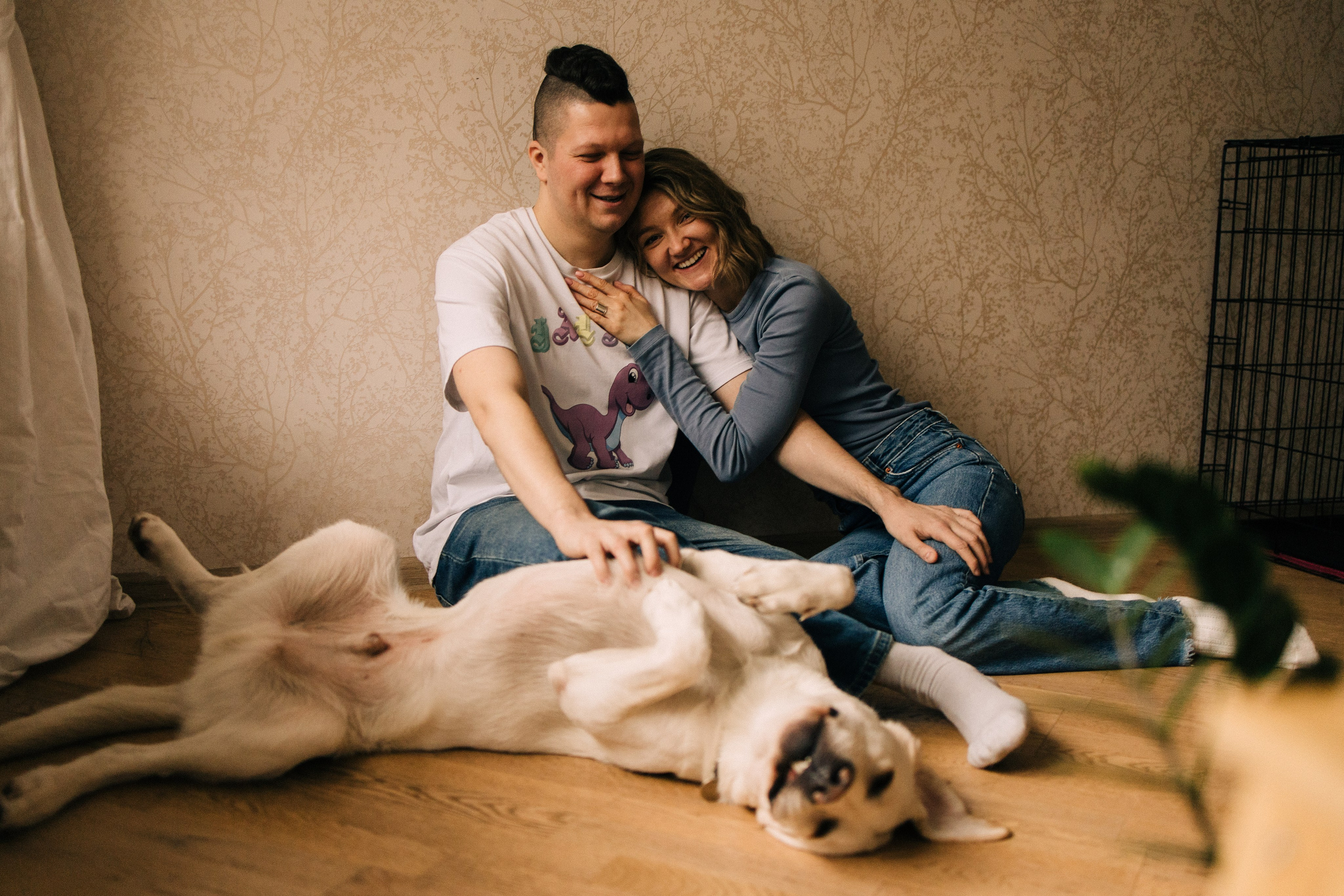 Дома трое. Фотограф Настя Леонова