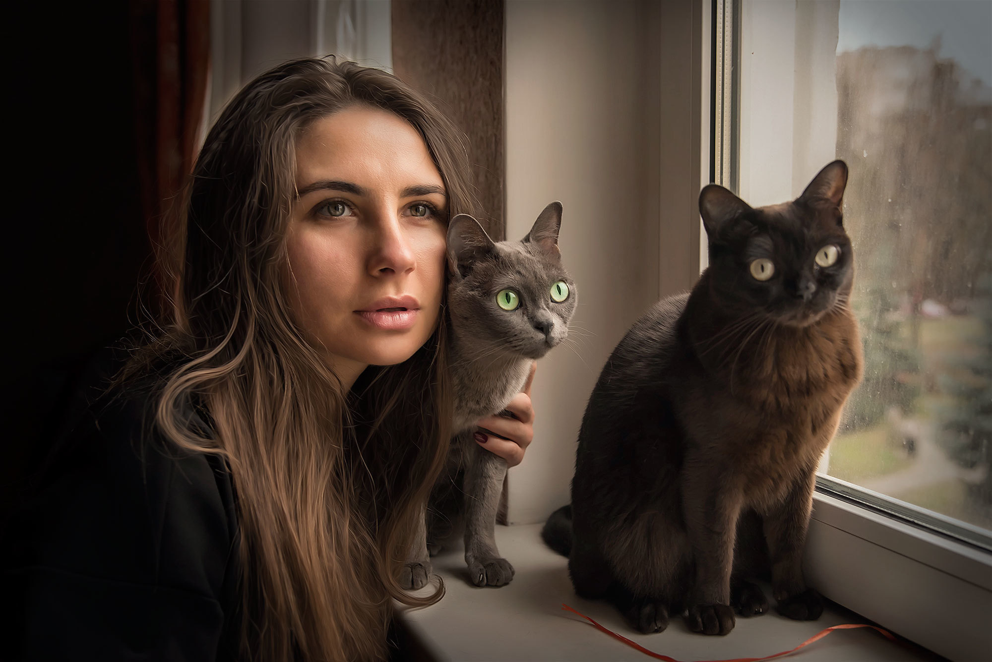 Ирина, Амур и Тиара. Фотограф в Москве Аня Цыплакова