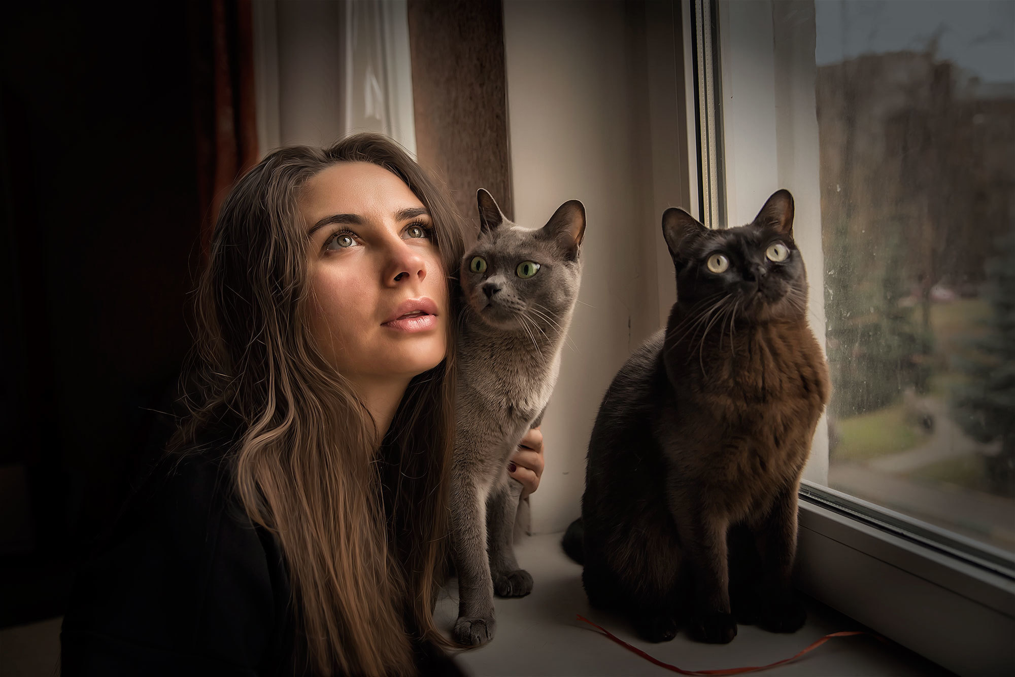 Ирина, Амур и Тиара. Фотограф в Москве Аня Цыплакова