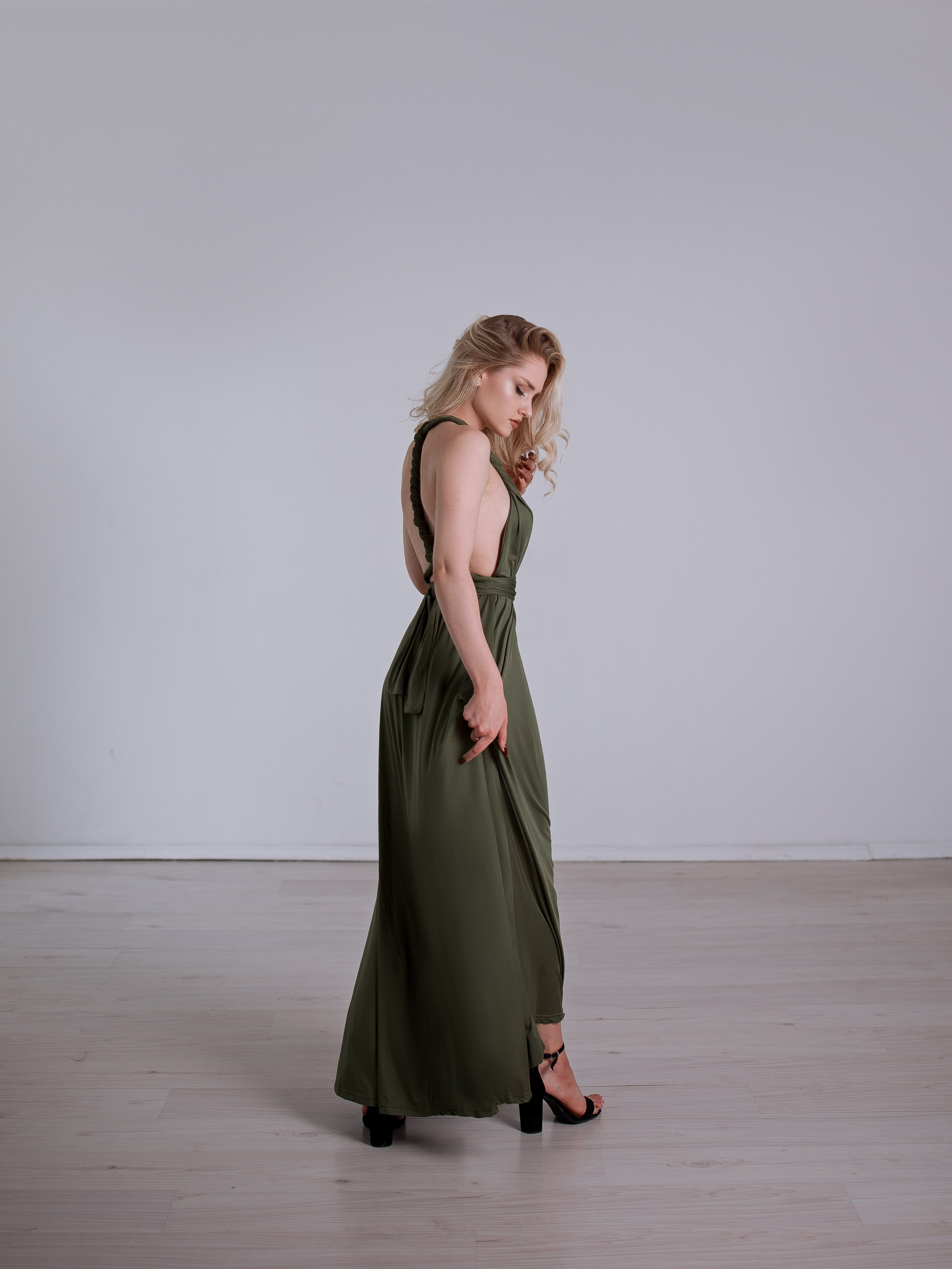 Оливковое платье для выпускного в Севастополе