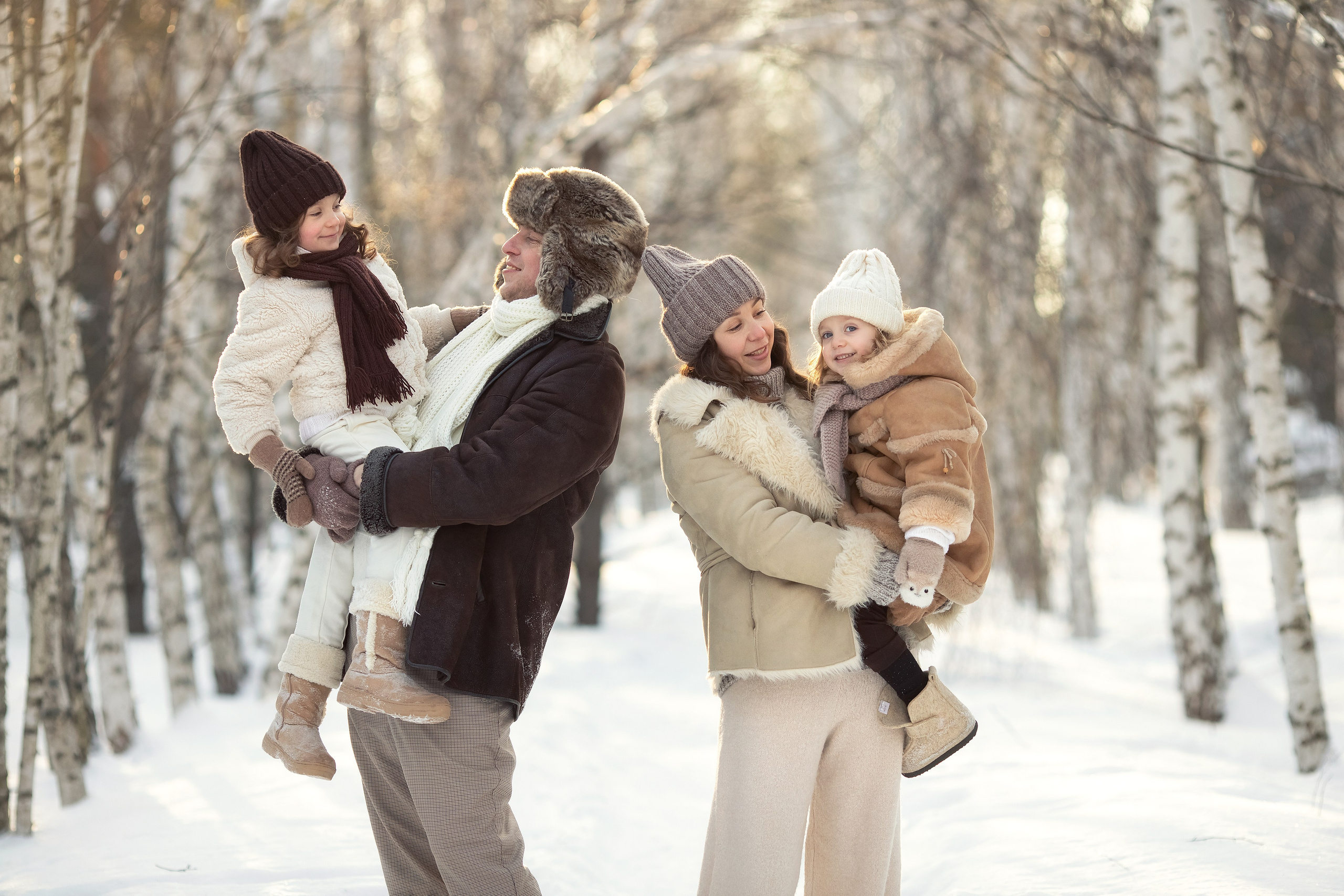 Воркшоп «В зимнем лесу». Семейный и детский фотограф в Саратове Полина Коткина