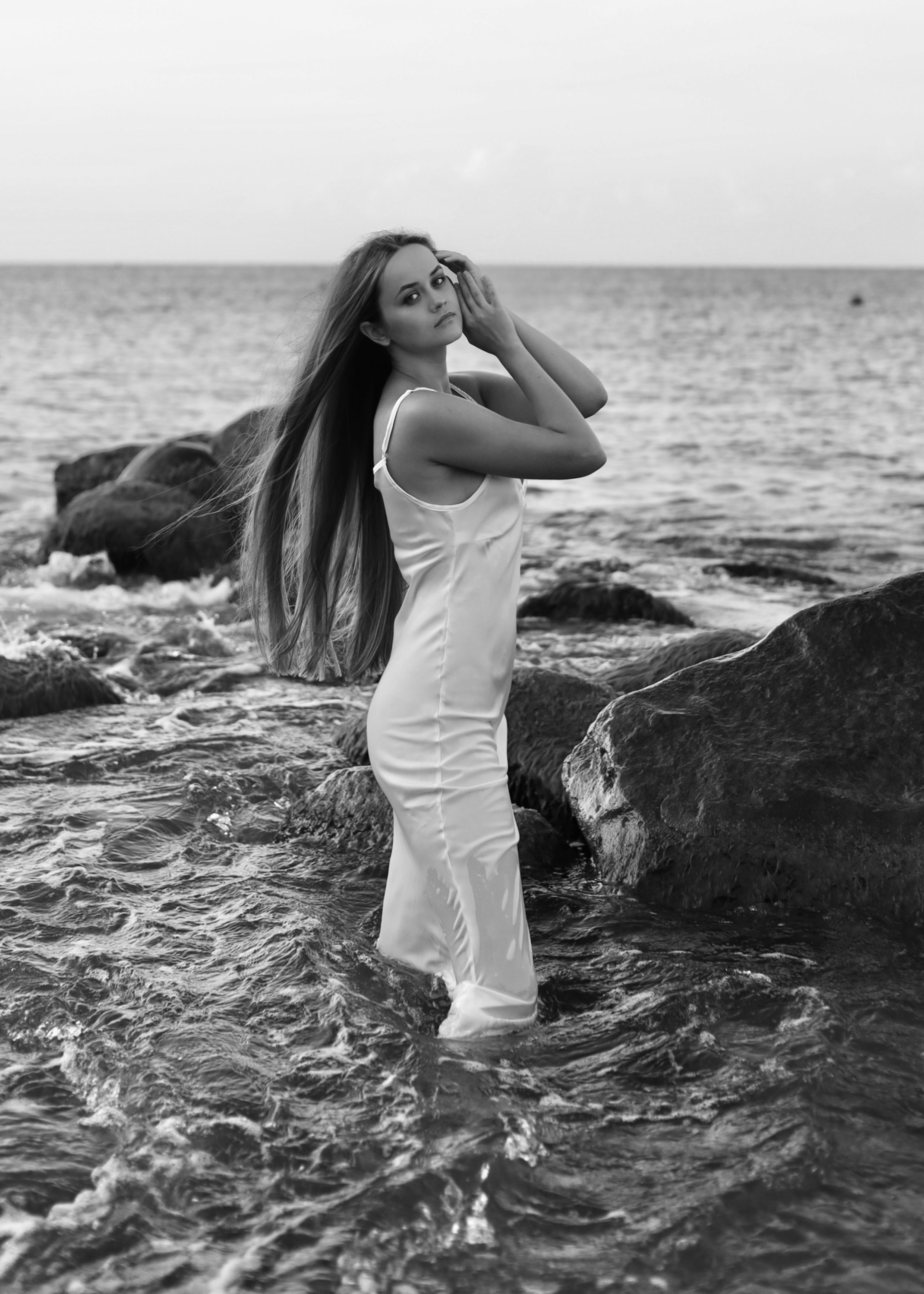 Ксения, море, рассвет, Мацеста. Семейный и конный фотограф в Краснодарском крае и Адыгее